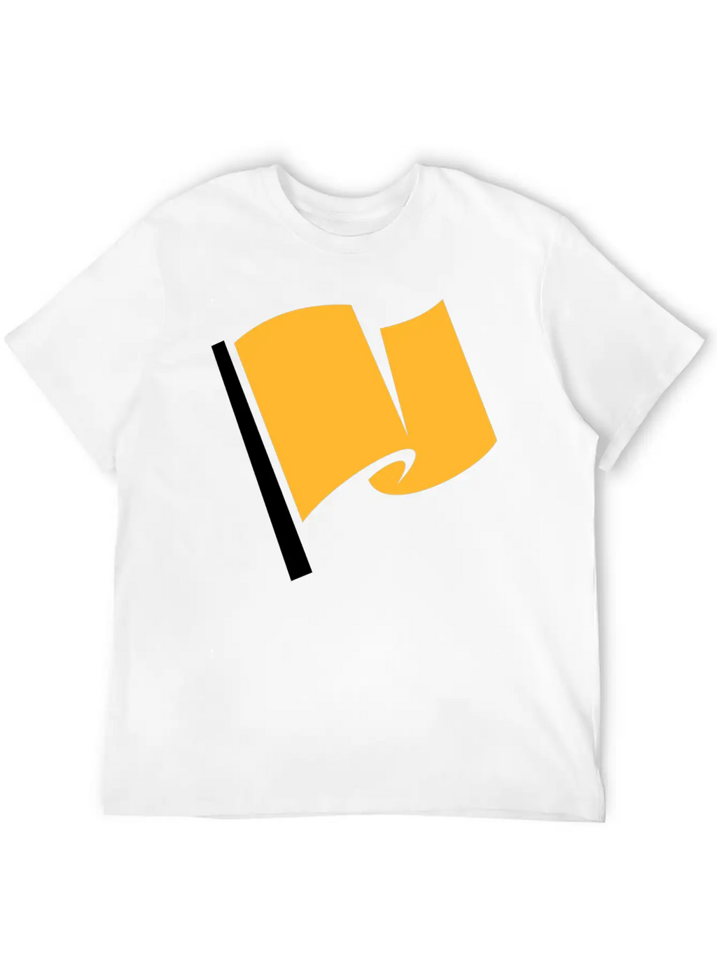 Racing Flag Yellow Classic Cotton Tee – Unisex Comfort For Any Season