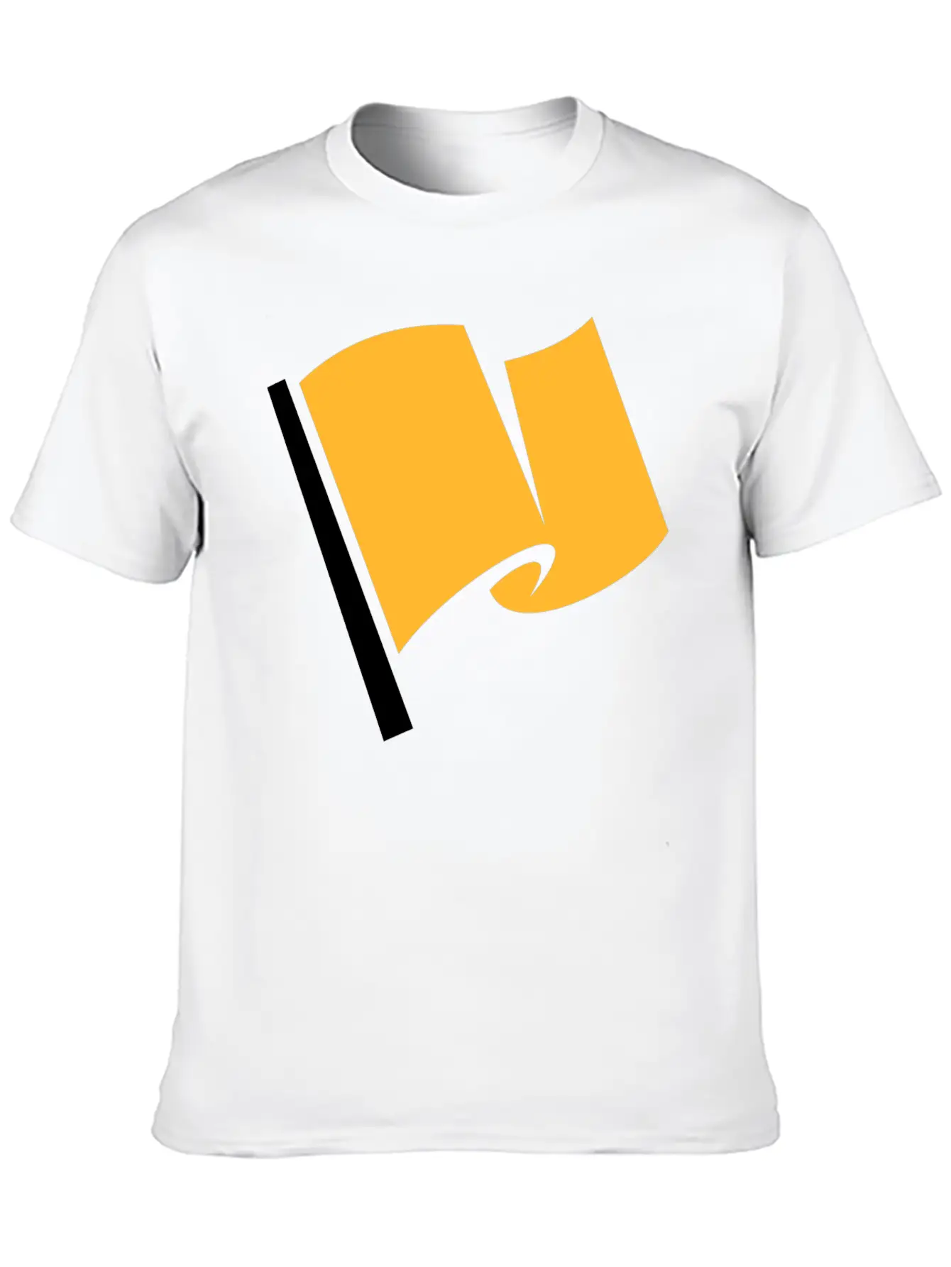 Racing Flag Yellow Classic Cotton Tee – Unisex Comfort For Any Season