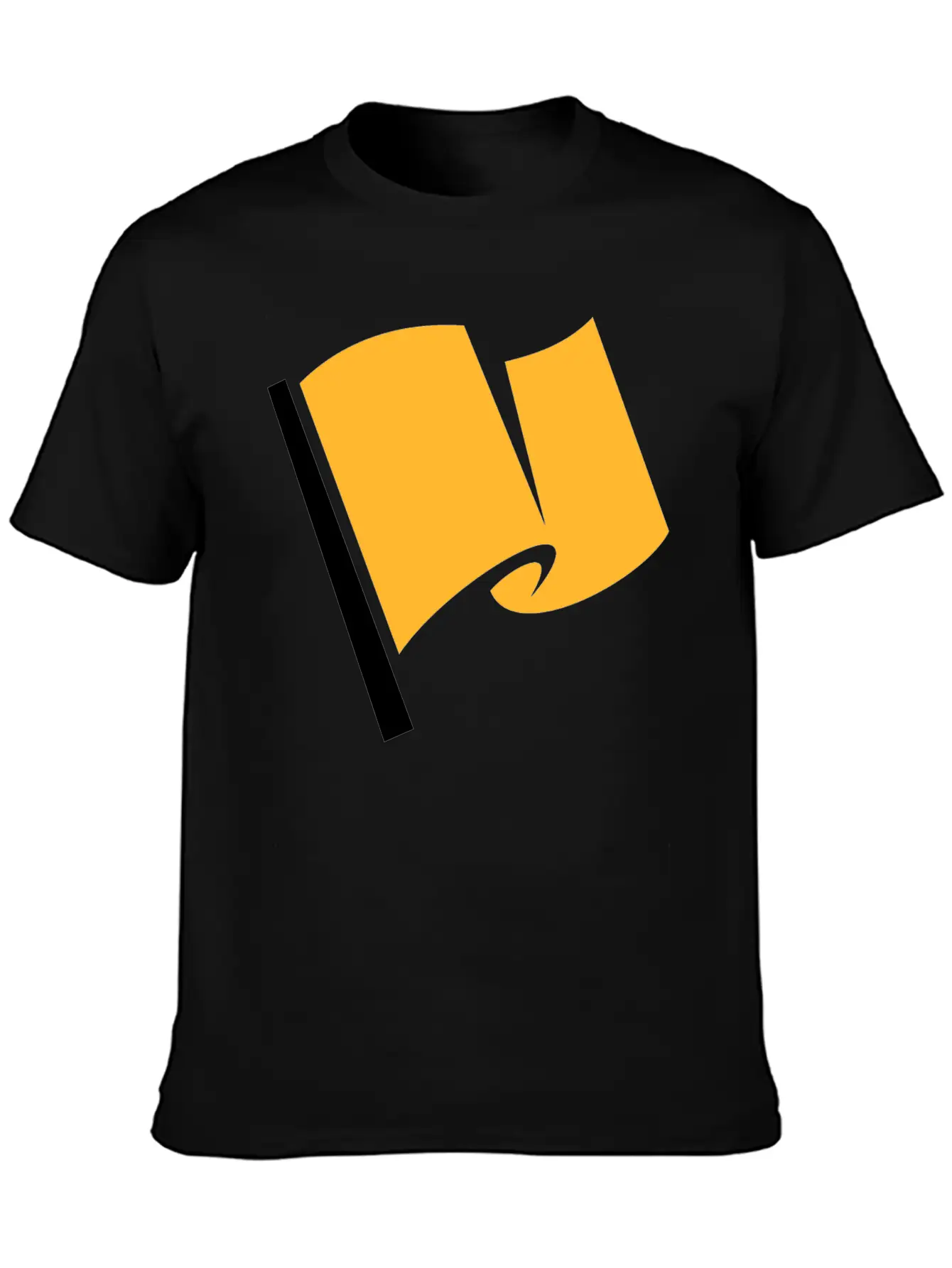 Racing Flag Yellow Classic Cotton Tee – Unisex Comfort For Any Season
