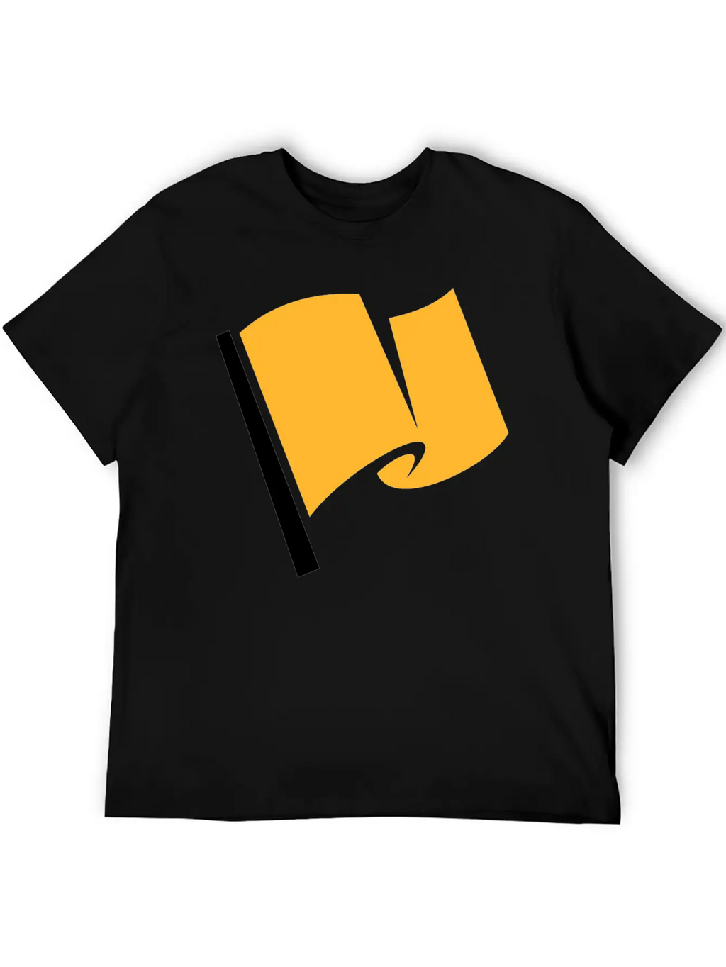 Racing Flag Yellow Classic Cotton Tee – Unisex Comfort For Any Season