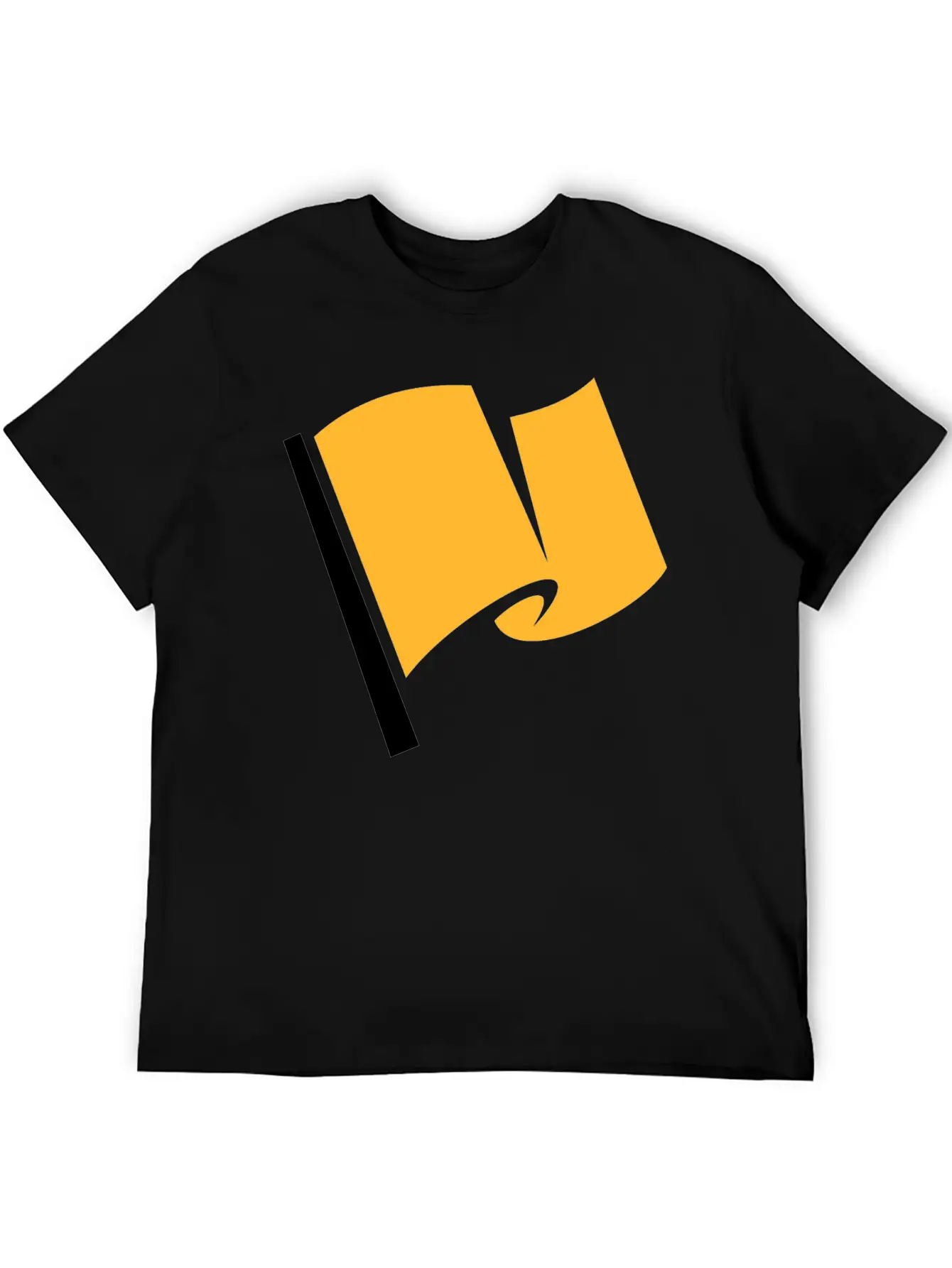 Racing Flag Yellow Classic Cotton Tee – Unisex Comfort For Any Season