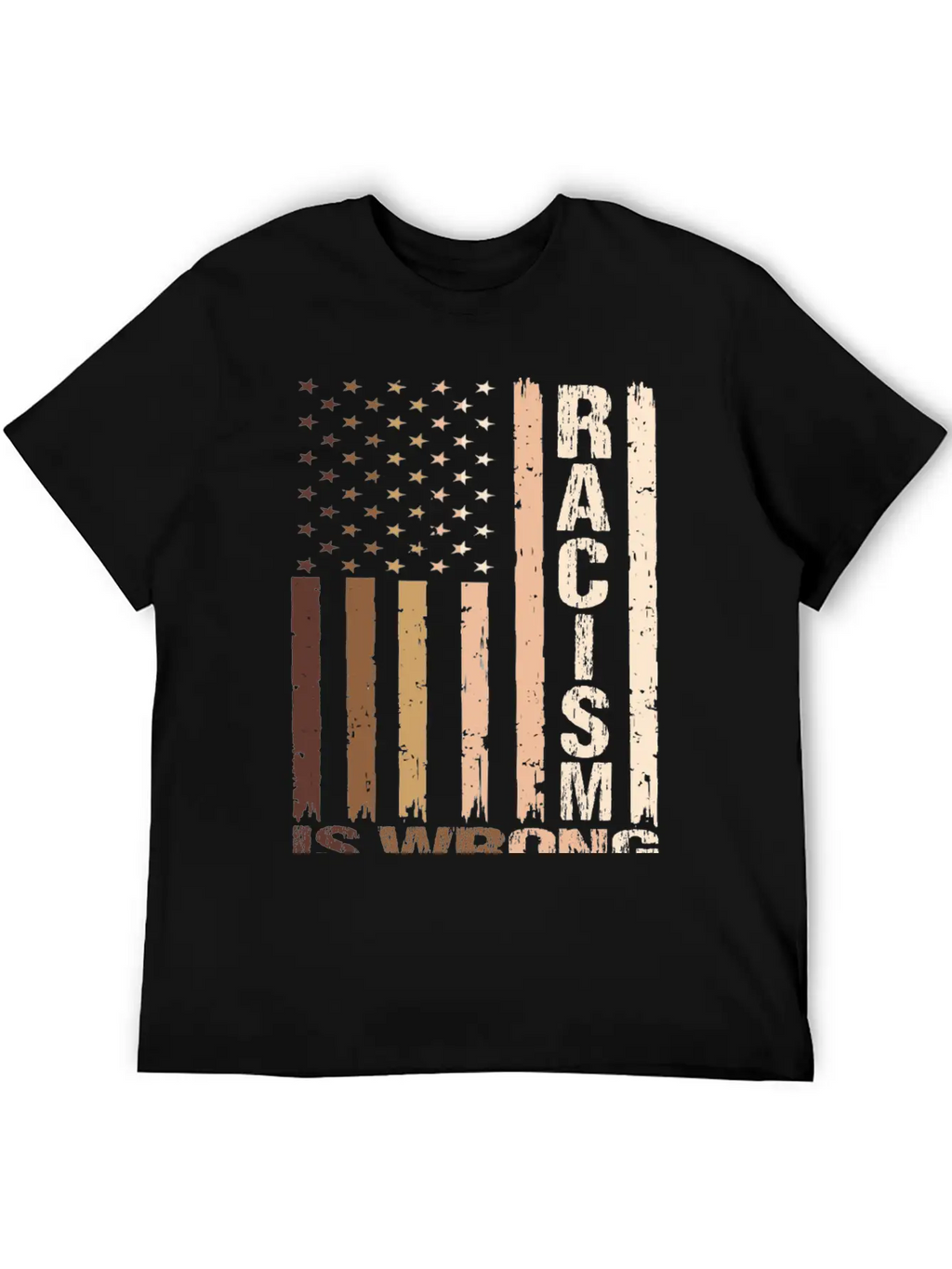 Racism Is Wrong Relaxed Everyday Tee – Lightweight And Durable Cotton