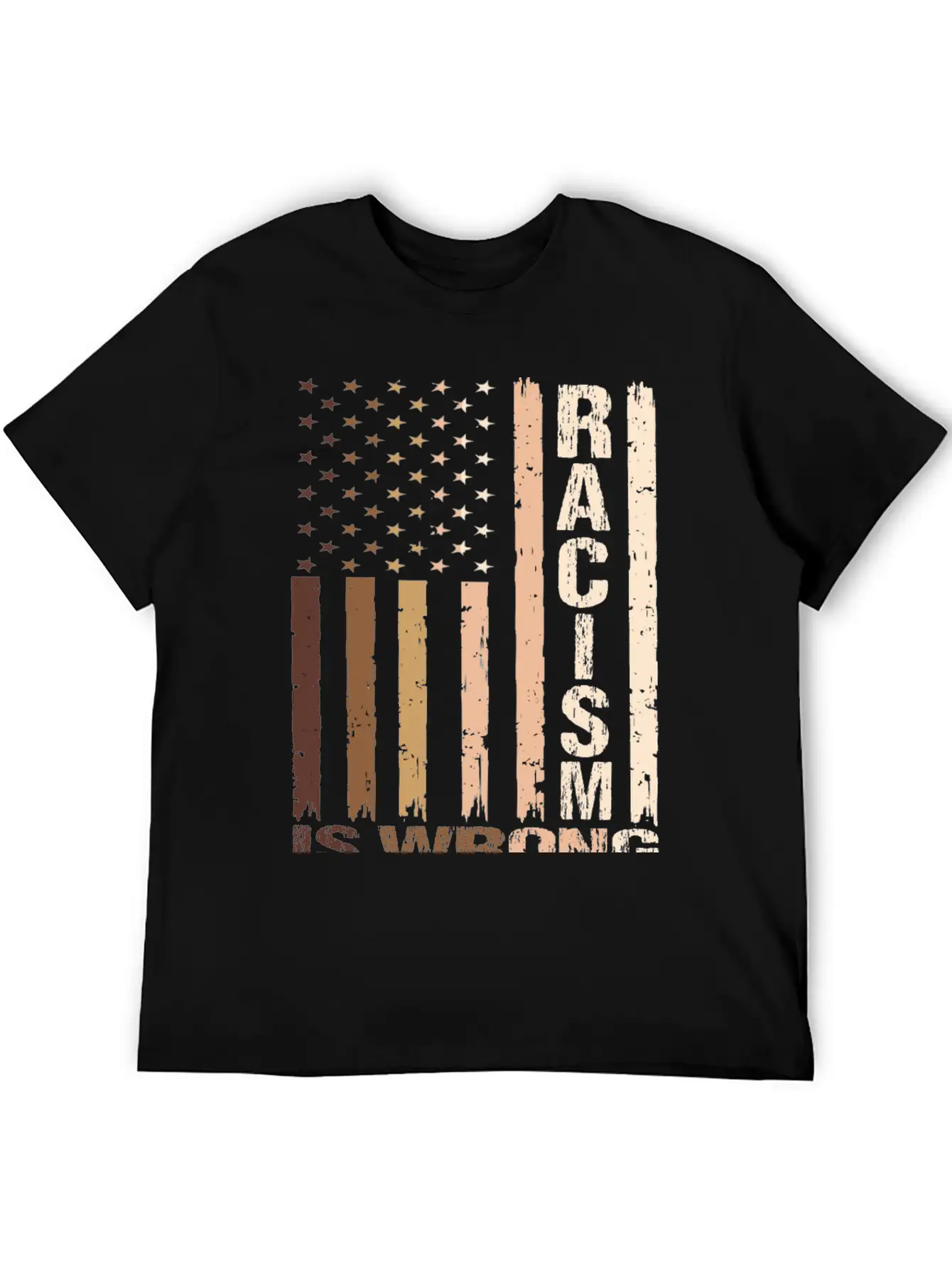 Racism Is Wrong Relaxed Everyday Tee – Lightweight And Durable Cotton