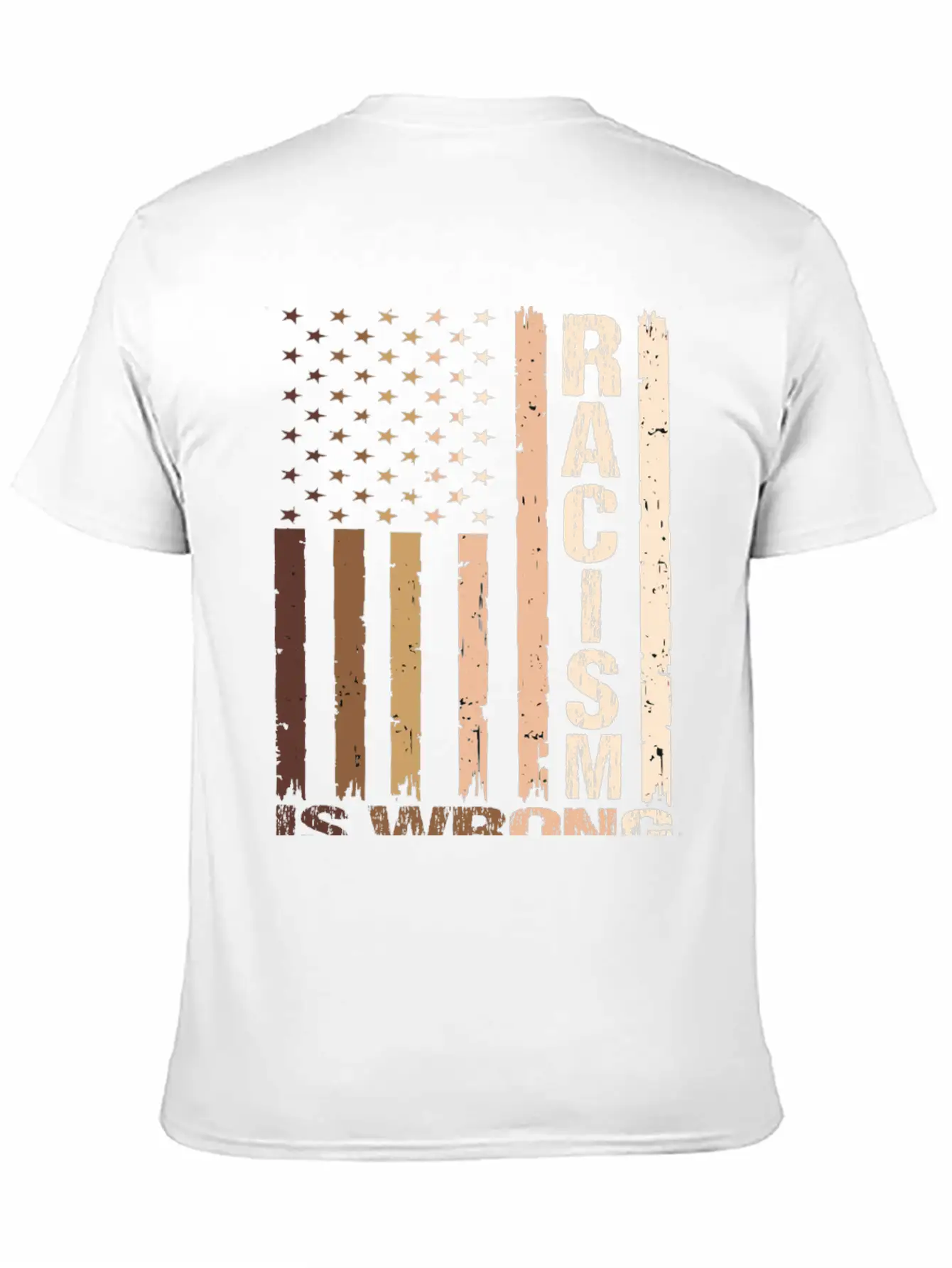 Racism Is Wrong Relaxed Everyday Tee – Lightweight And Durable Cotton