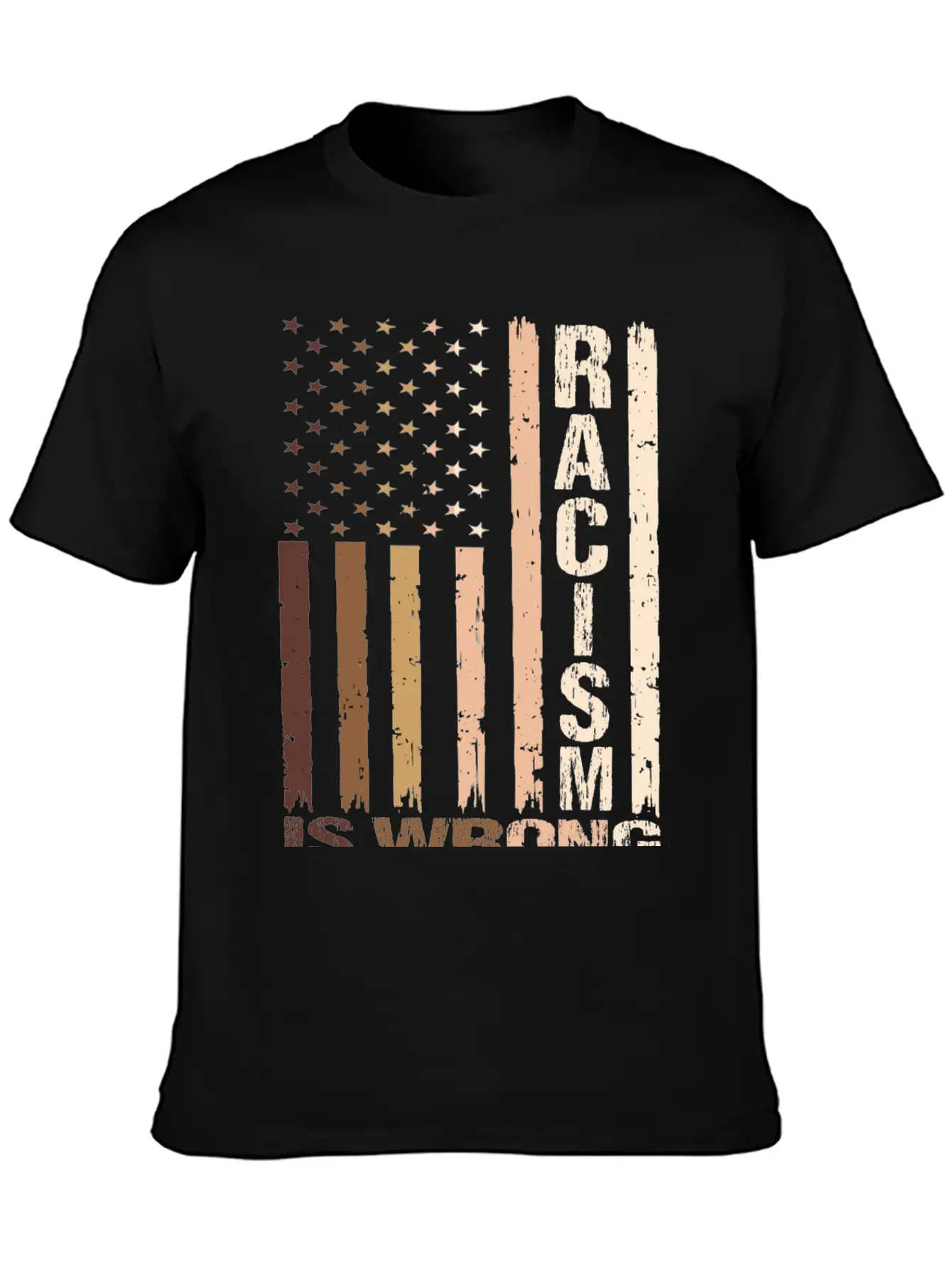 Racism Is Wrong Relaxed Everyday Tee – Lightweight And Durable Cotton