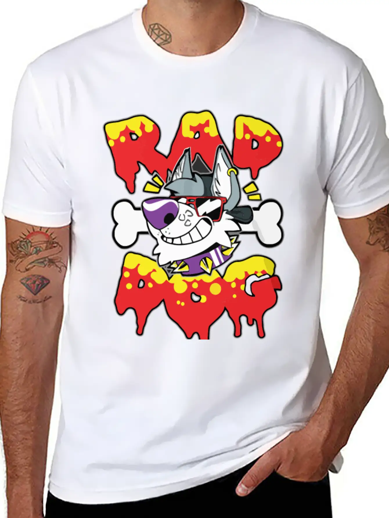 RAD DOG Breathable Graphic T-Shirt – Perfect For Casual Days