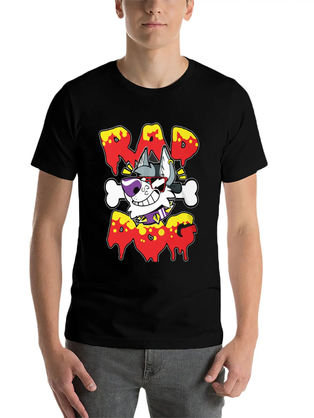 RAD DOG Breathable Graphic T-Shirt – Perfect For Casual Days