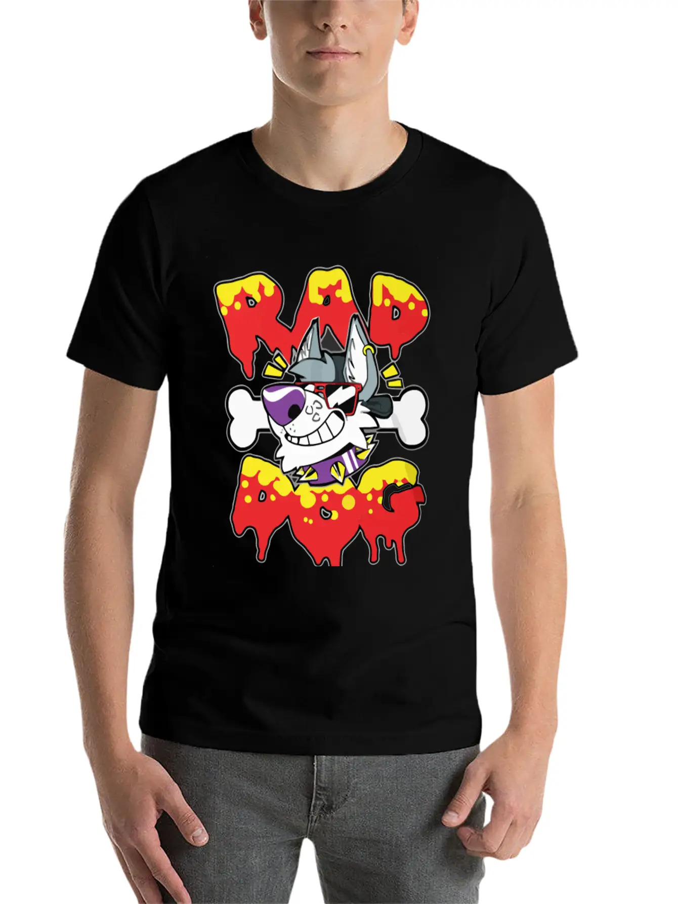 RAD DOG Breathable Graphic T-Shirt – Perfect For Casual Days