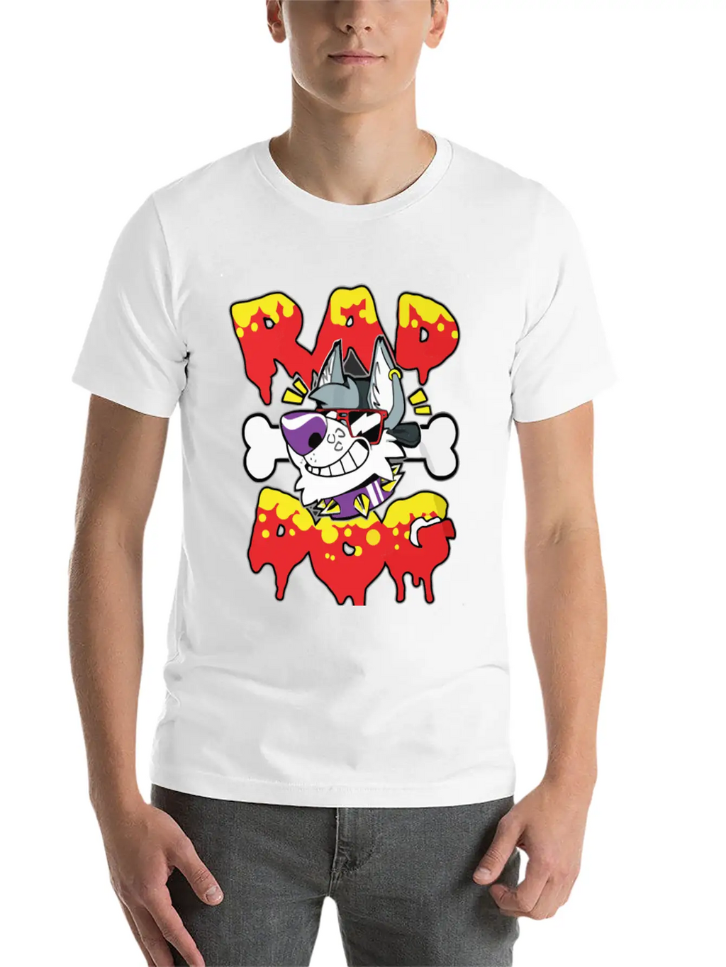 RAD DOG Breathable Graphic T-Shirt – Perfect For Casual Days