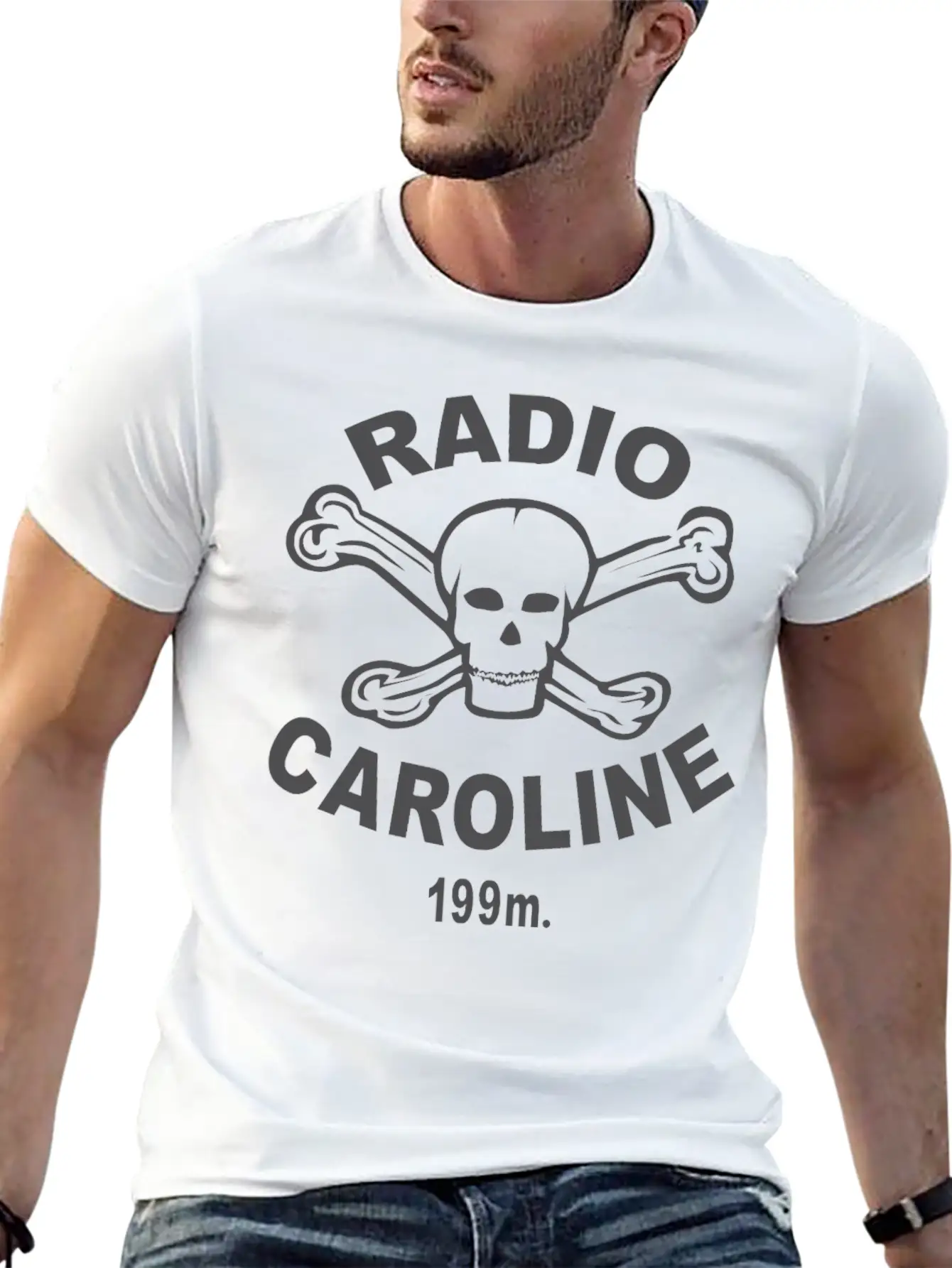 Radio Caroline Breathable Graphic T-Shirt – Perfect For Casual Days