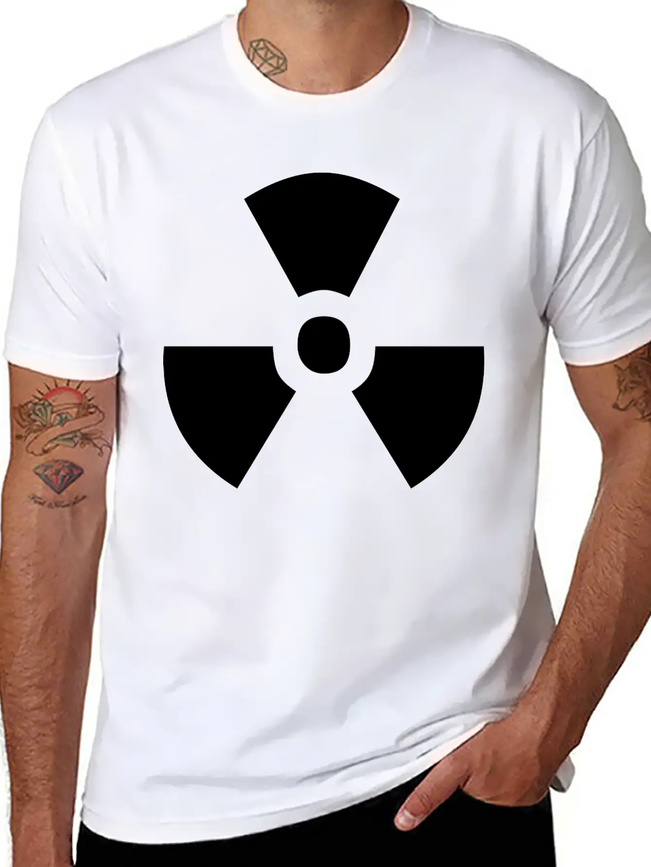 Radioactive Unisex Casual T-Shirt – Clean Design For Daily Comfort