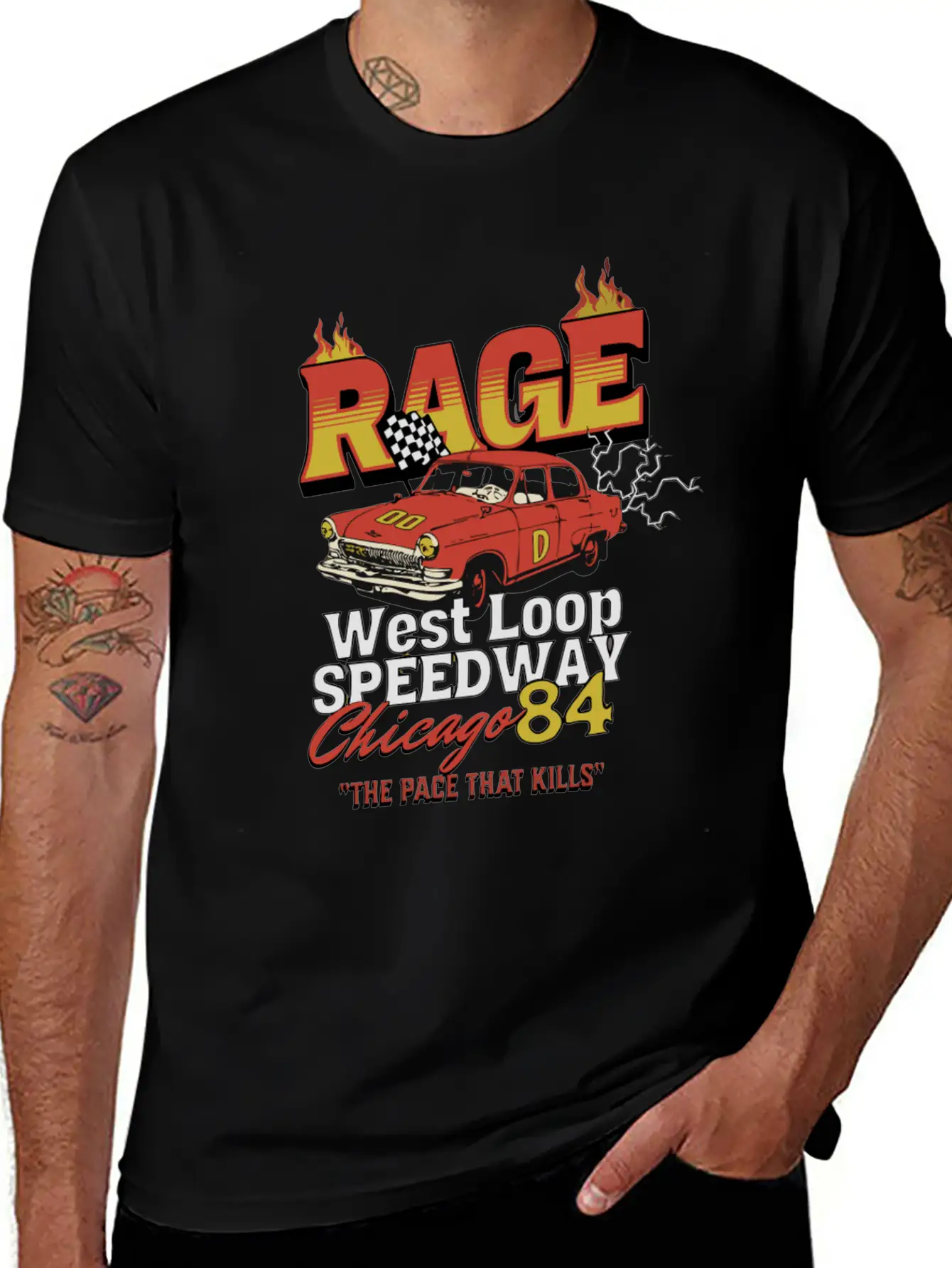 RAGE 84 Stylish Everyday T-Shirt – Unisex Basic Cotton Tee