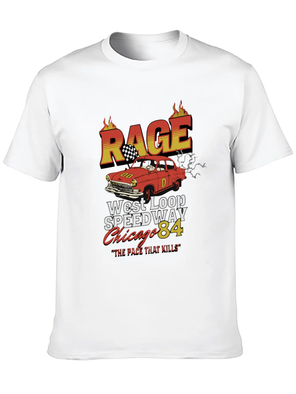 RAGE 84 Stylish Everyday T-Shirt – Unisex Basic Cotton Tee
