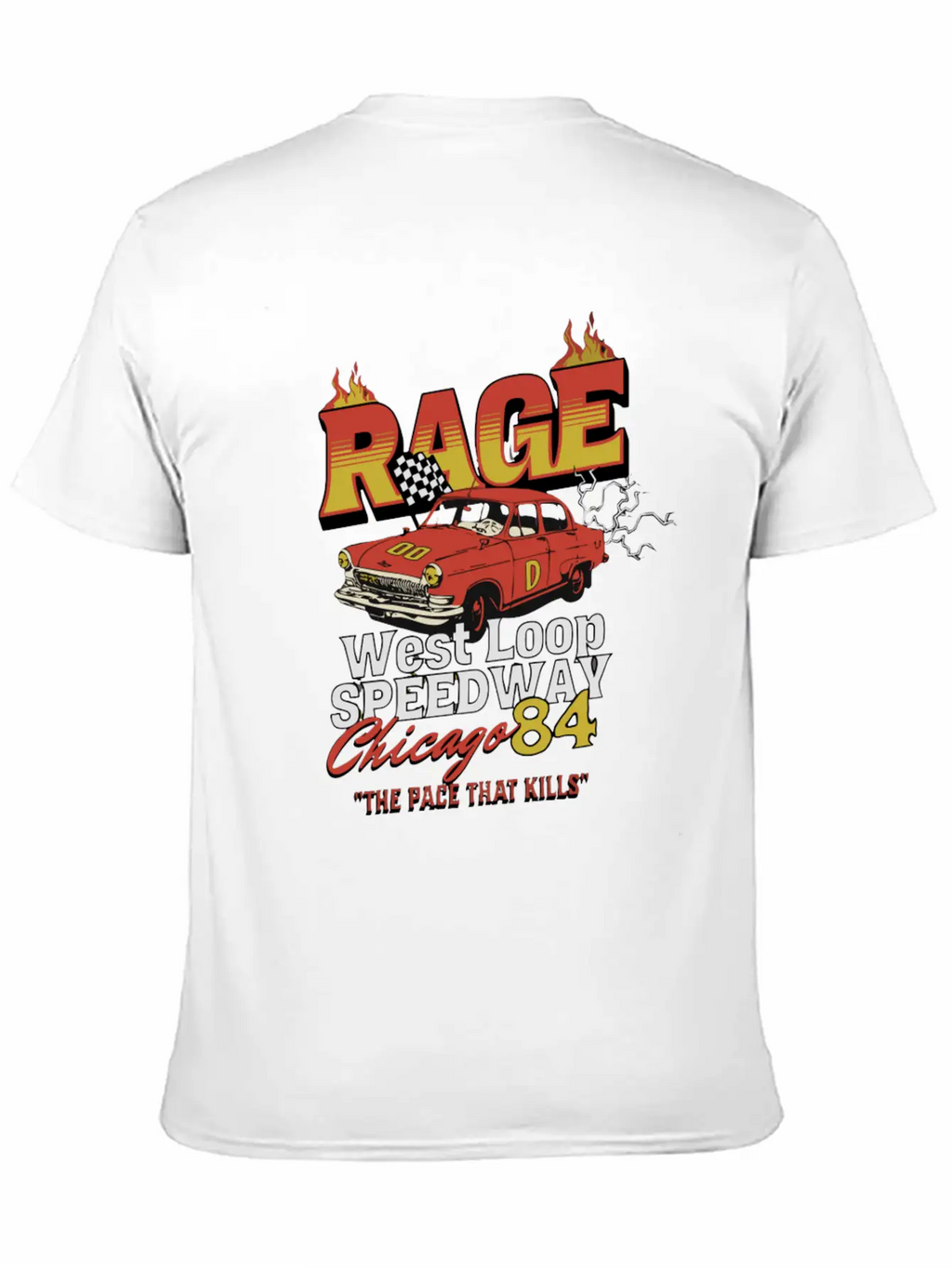 RAGE 84 Stylish Everyday T-Shirt – Unisex Basic Cotton Tee