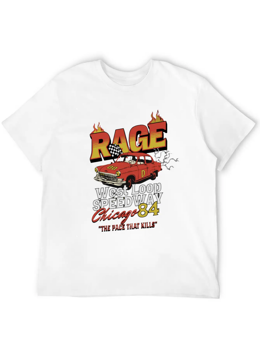 RAGE 84 Stylish Everyday T-Shirt – Unisex Basic Cotton Tee