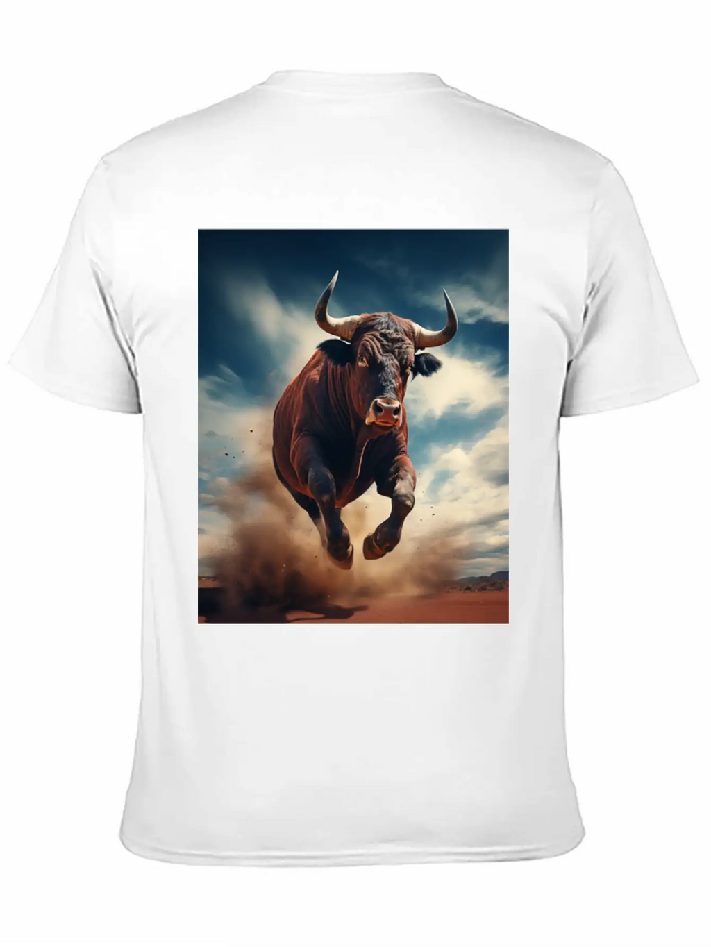 Raging Bull Charging Unisex Casual T-Shirt – Clean Design For Daily Comfort