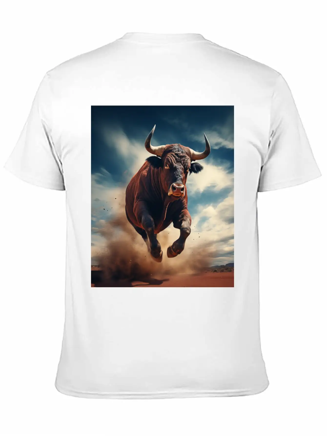 Raging Bull Charging Unisex Casual T-Shirt – Clean Design For Daily Comfort