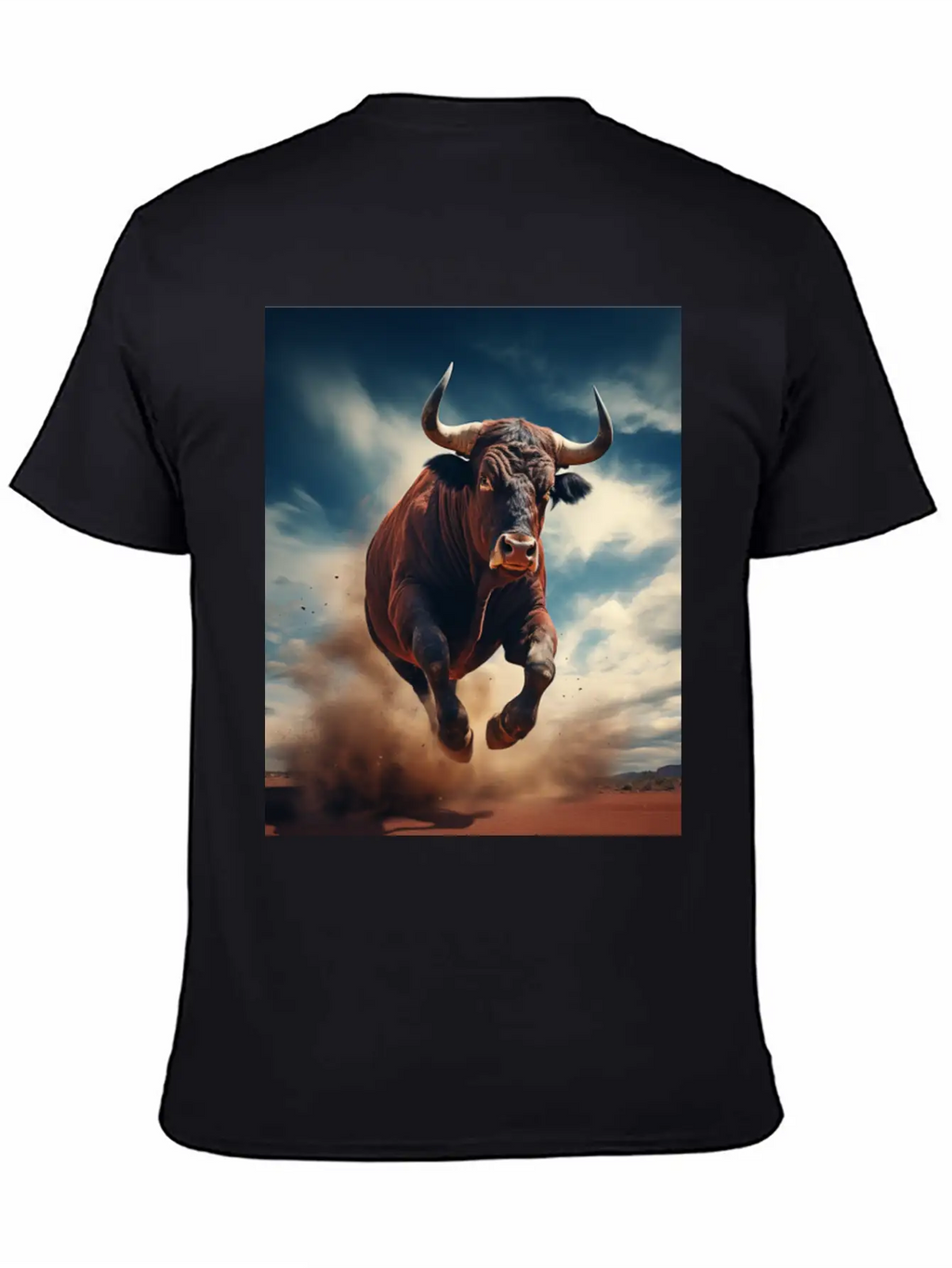 Raging Bull Charging Unisex Casual T-Shirt – Clean Design For Daily Comfort