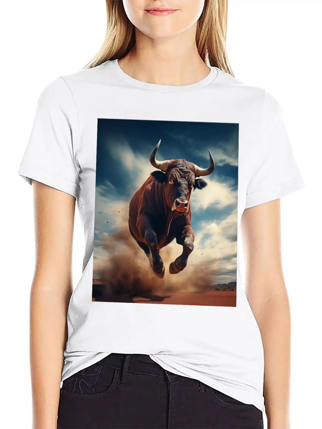 Raging Bull Charging Unisex Casual T-Shirt – Clean Design For Daily Comfort