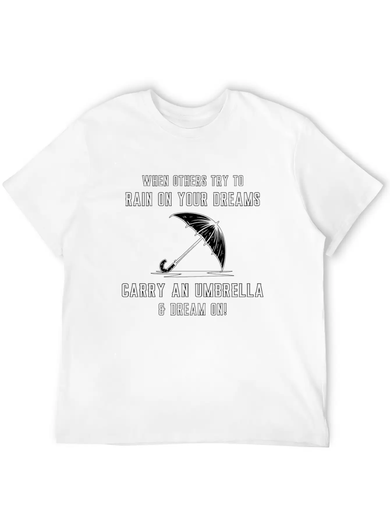 Rain Cloud Raindrop Umbrella Weather Rainy Gift Classic Cotton Tee – Unisex Comfort For Any Season