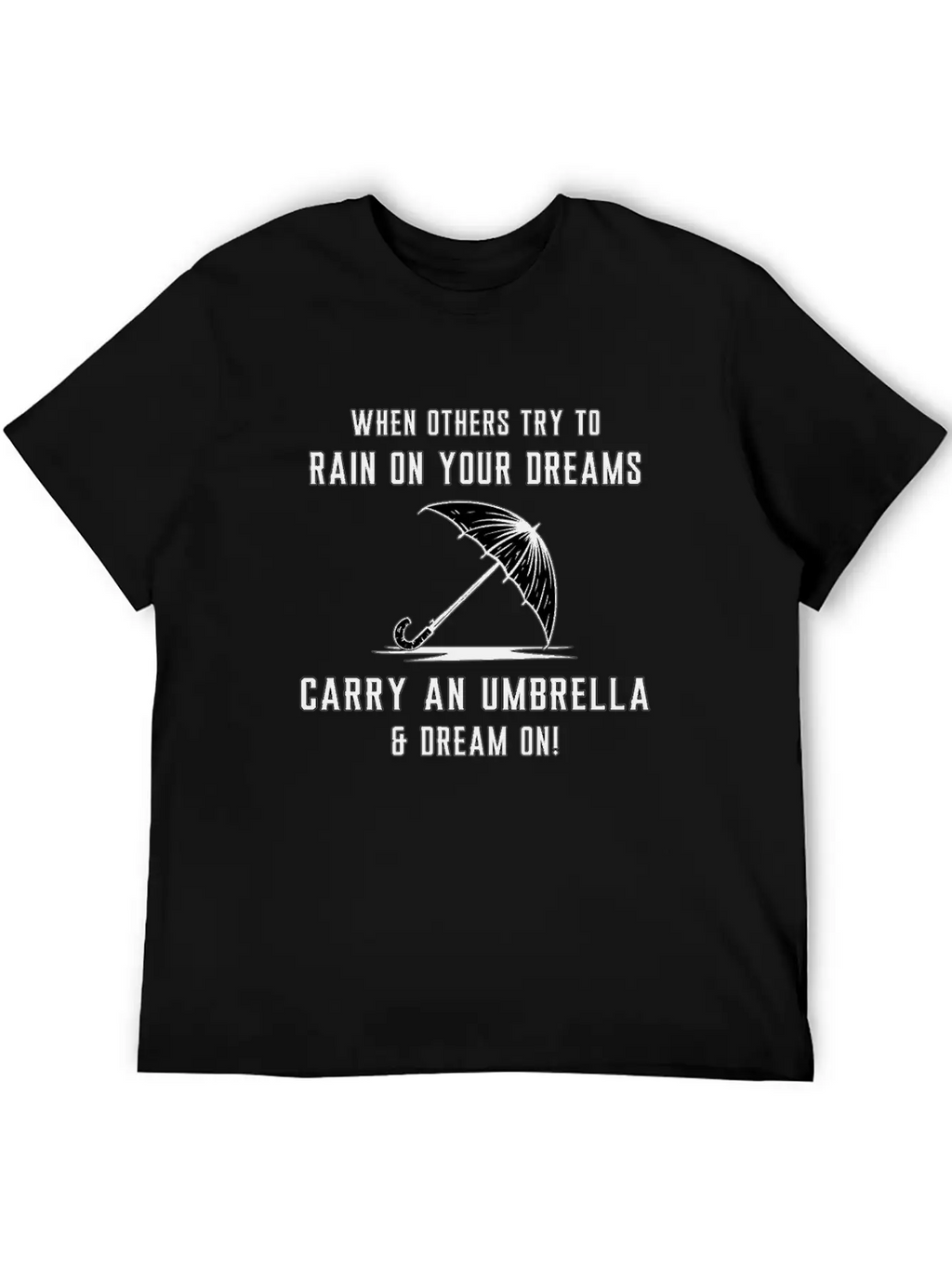 Rain Cloud Raindrop Umbrella Weather Rainy Gift Unisex Casual T-Shirt – Clean Design For Daily Comfort
