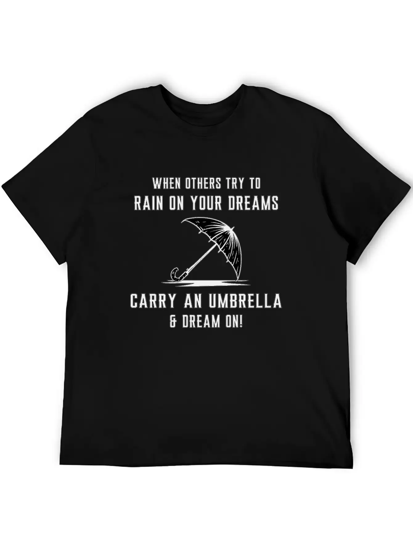 Rain Cloud Raindrop Umbrella Weather Rainy Gift Unisex Casual T-Shirt – Clean Design For Daily Comfort