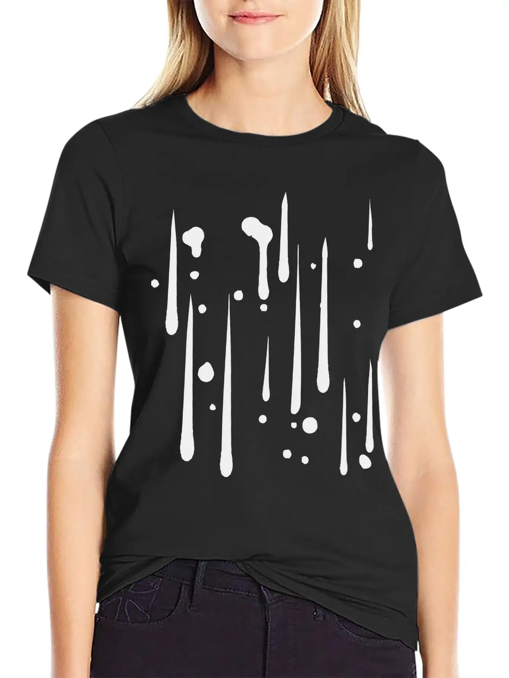 Rain Drop Graffiti Spray Cool Hold Sweating Hot Wa Classic Cotton Tee – Unisex Comfort For Any Season