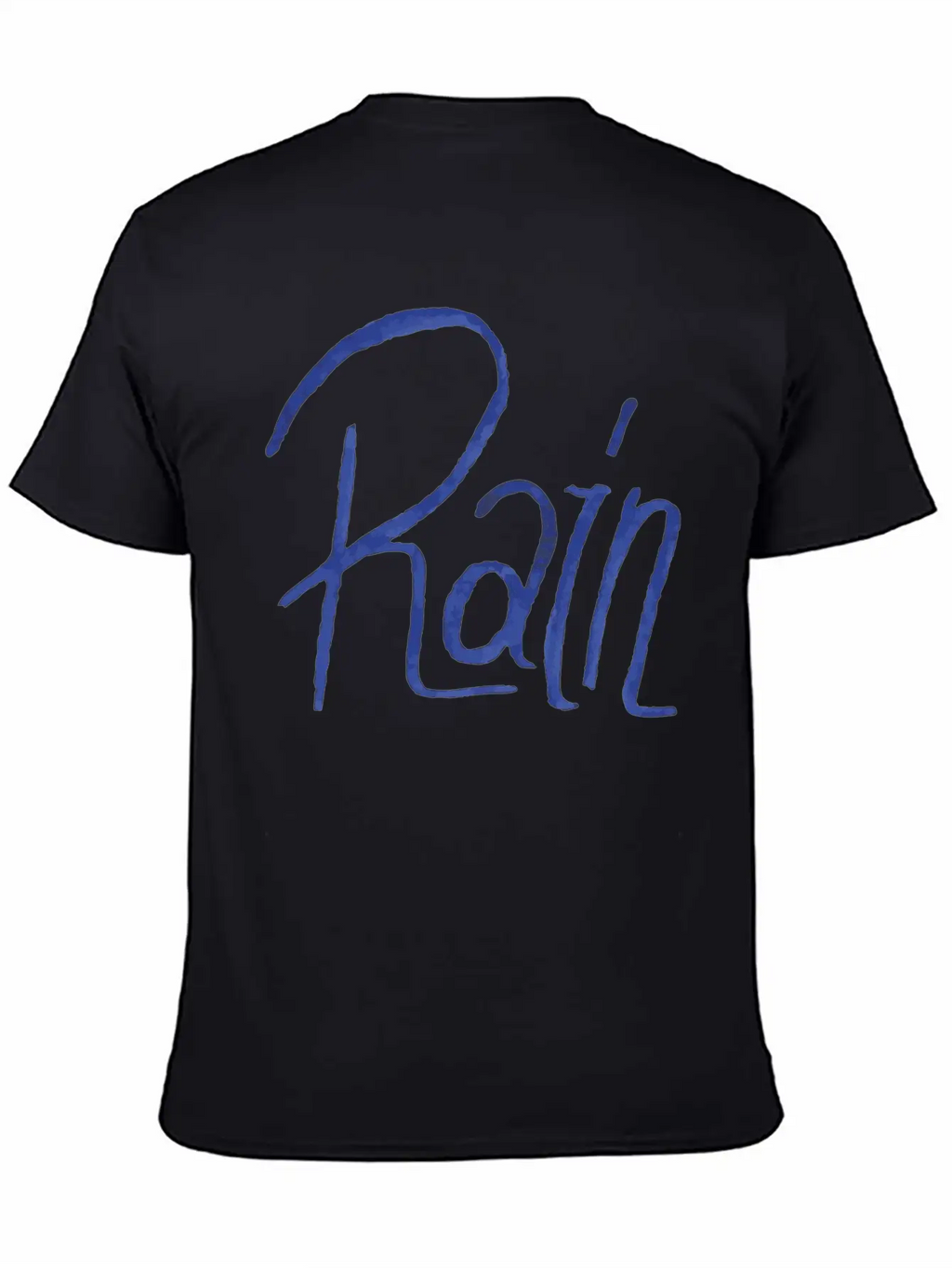 Rain Handwritte Breathable Graphic T-Shirt – Perfect For Casual Days