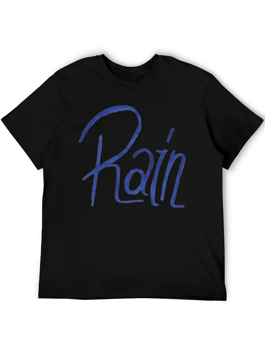 Rain Handwritte Breathable Graphic T-Shirt – Perfect For Casual Days
