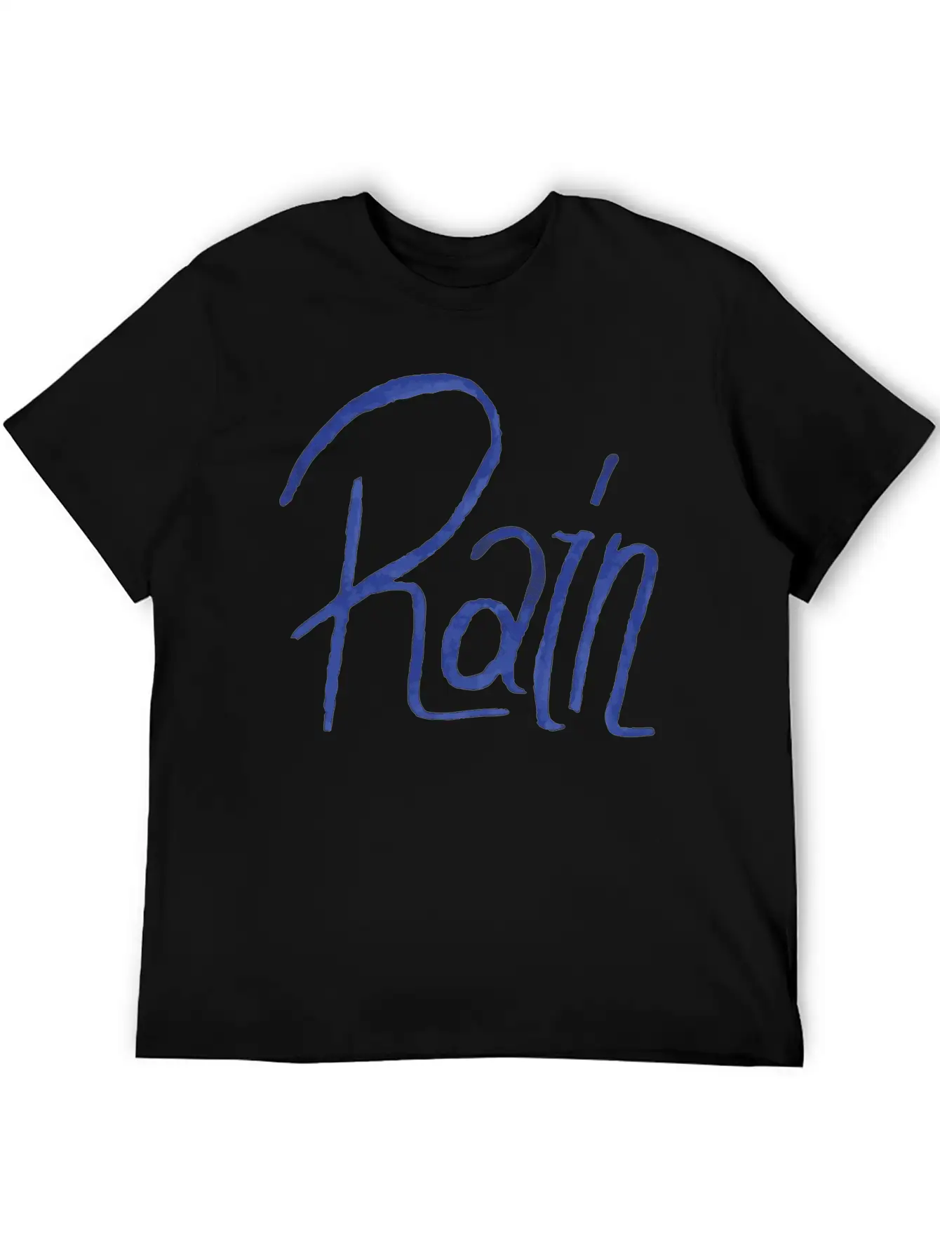 Rain Handwritte Breathable Graphic T-Shirt – Perfect For Casual Days