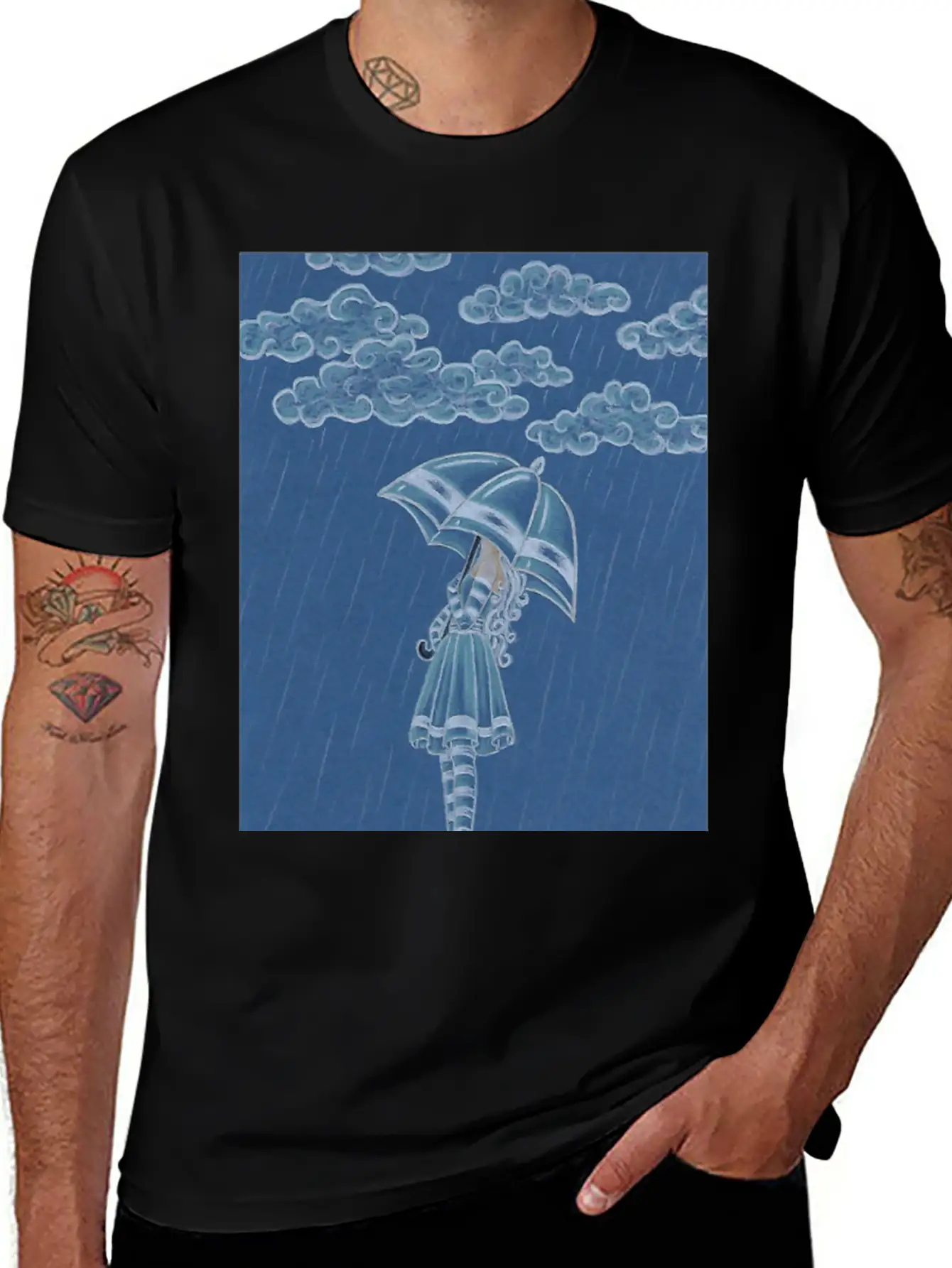 Rain Relaxed Everyday Tee – Lightweight And Durable Cotton
