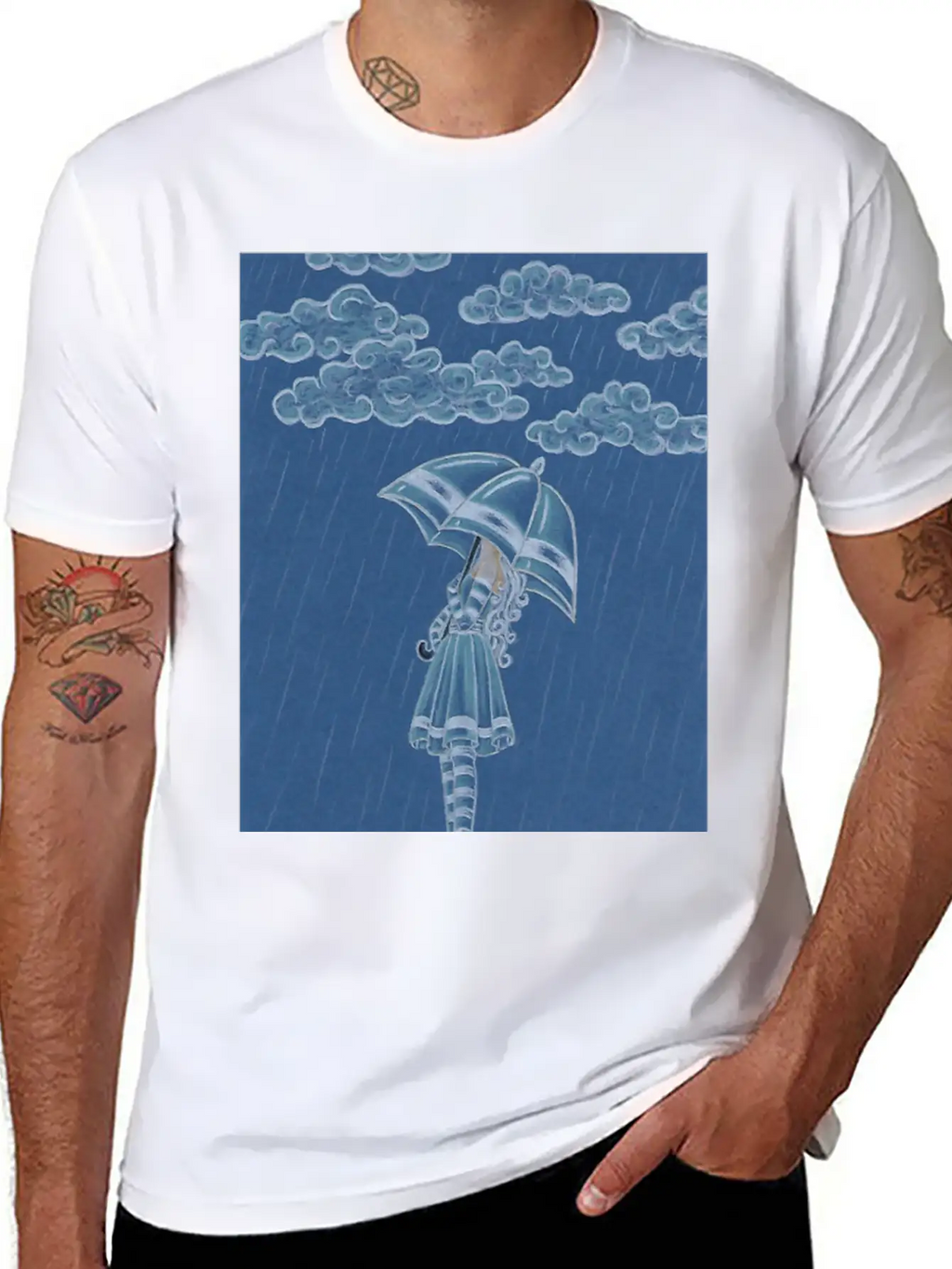Rain Relaxed Everyday Tee – Lightweight And Durable Cotton