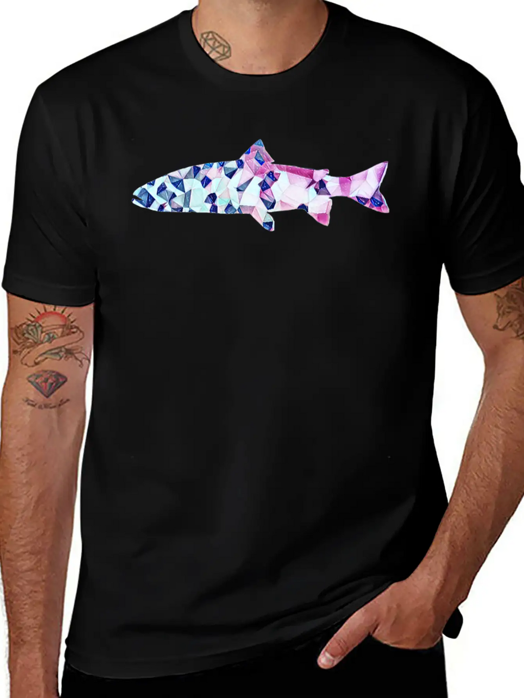 Rainbow Fresh Trout Classic Cotton Tee – Unisex Comfort For Any Season