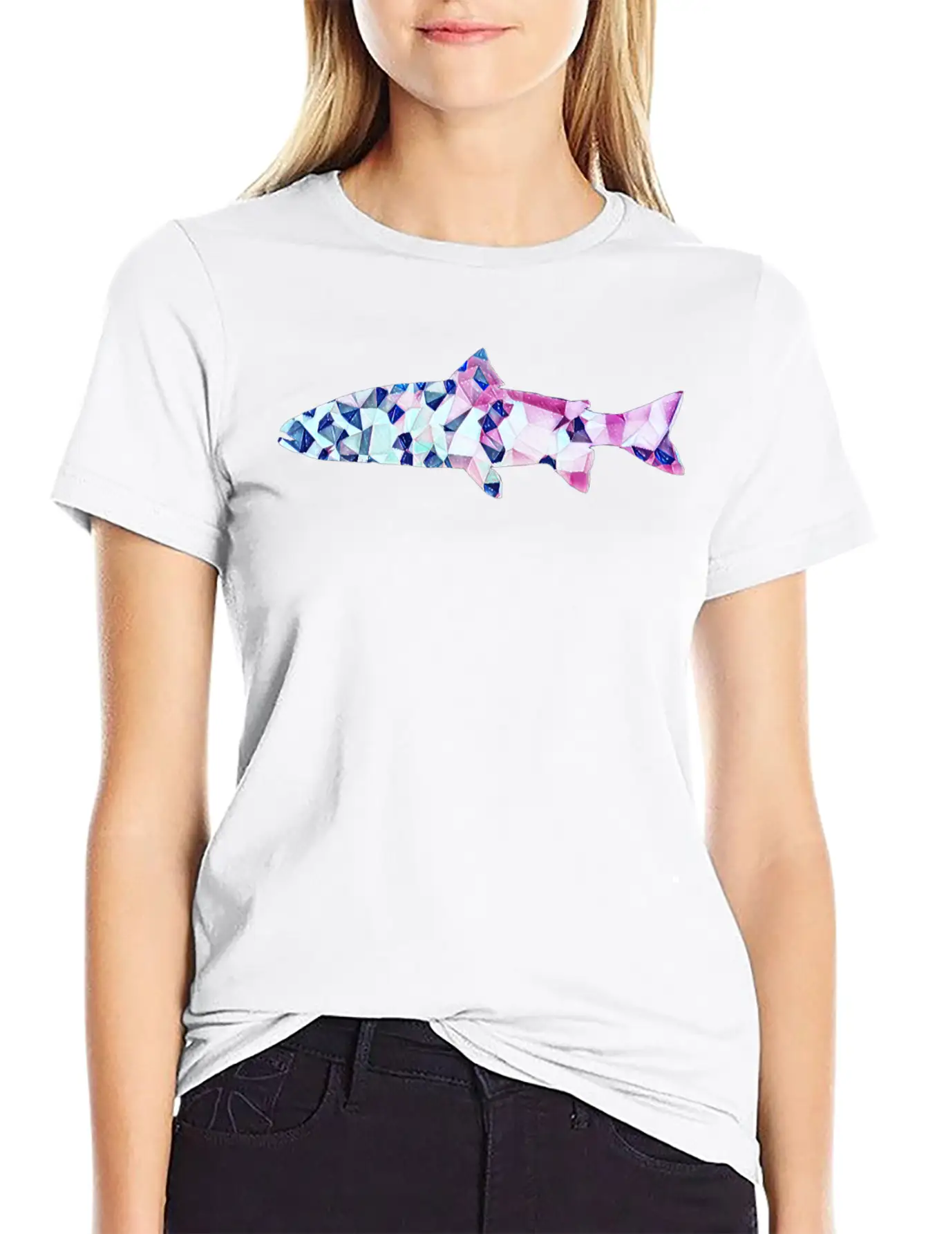 Rainbow Fresh Trout Classic Cotton Tee – Unisex Comfort For Any Season