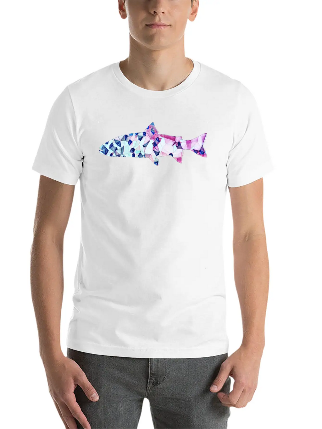 Rainbow Fresh Trout Classic Cotton Tee – Unisex Comfort For Any Season