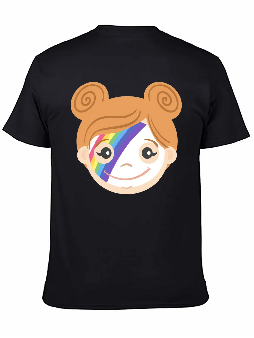 Rainbow Makeup Basic Graphic T-Shirt – Daily Comfort In Soft Cotton