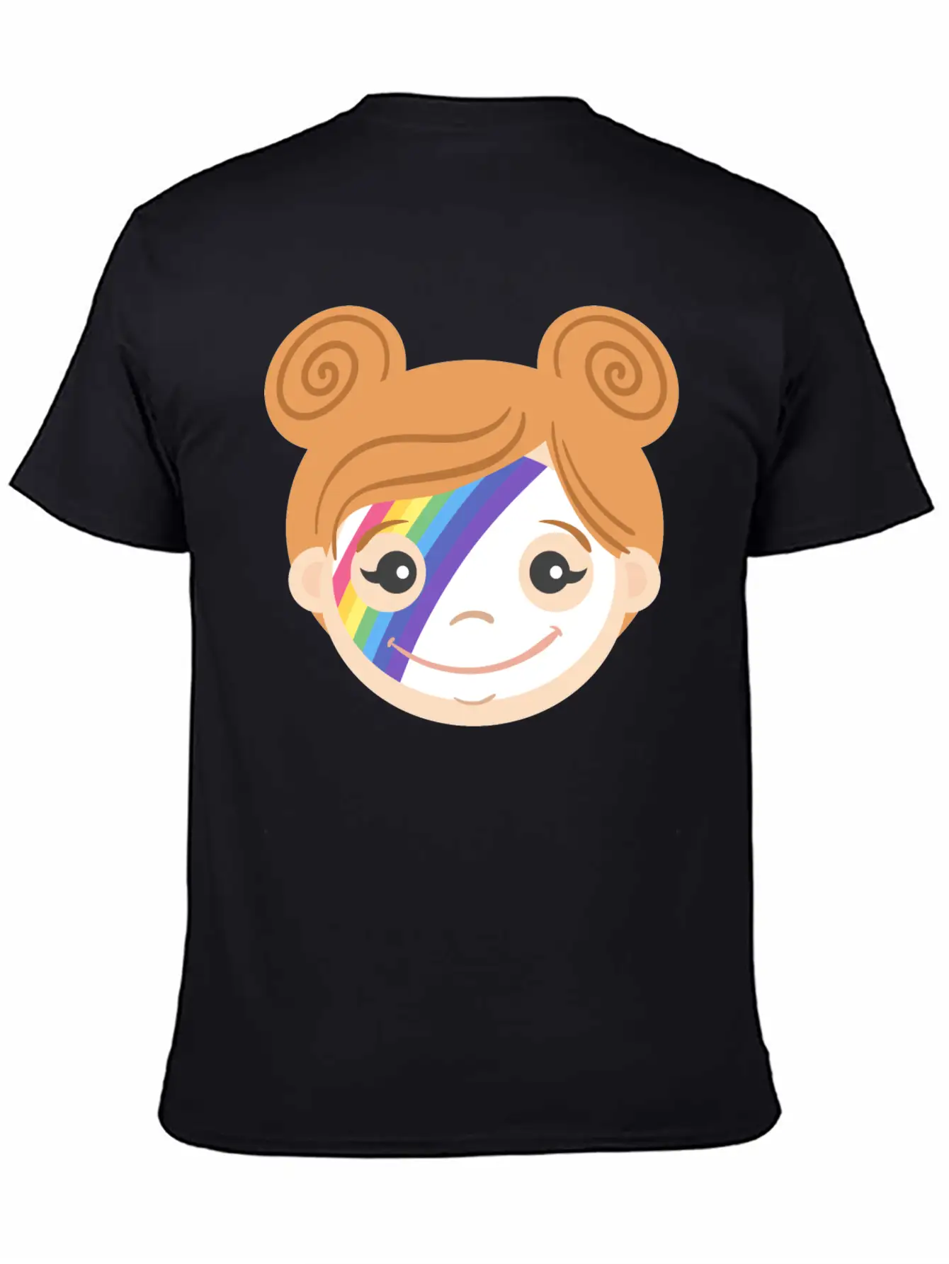 Rainbow Makeup Basic Graphic T-Shirt – Daily Comfort In Soft Cotton