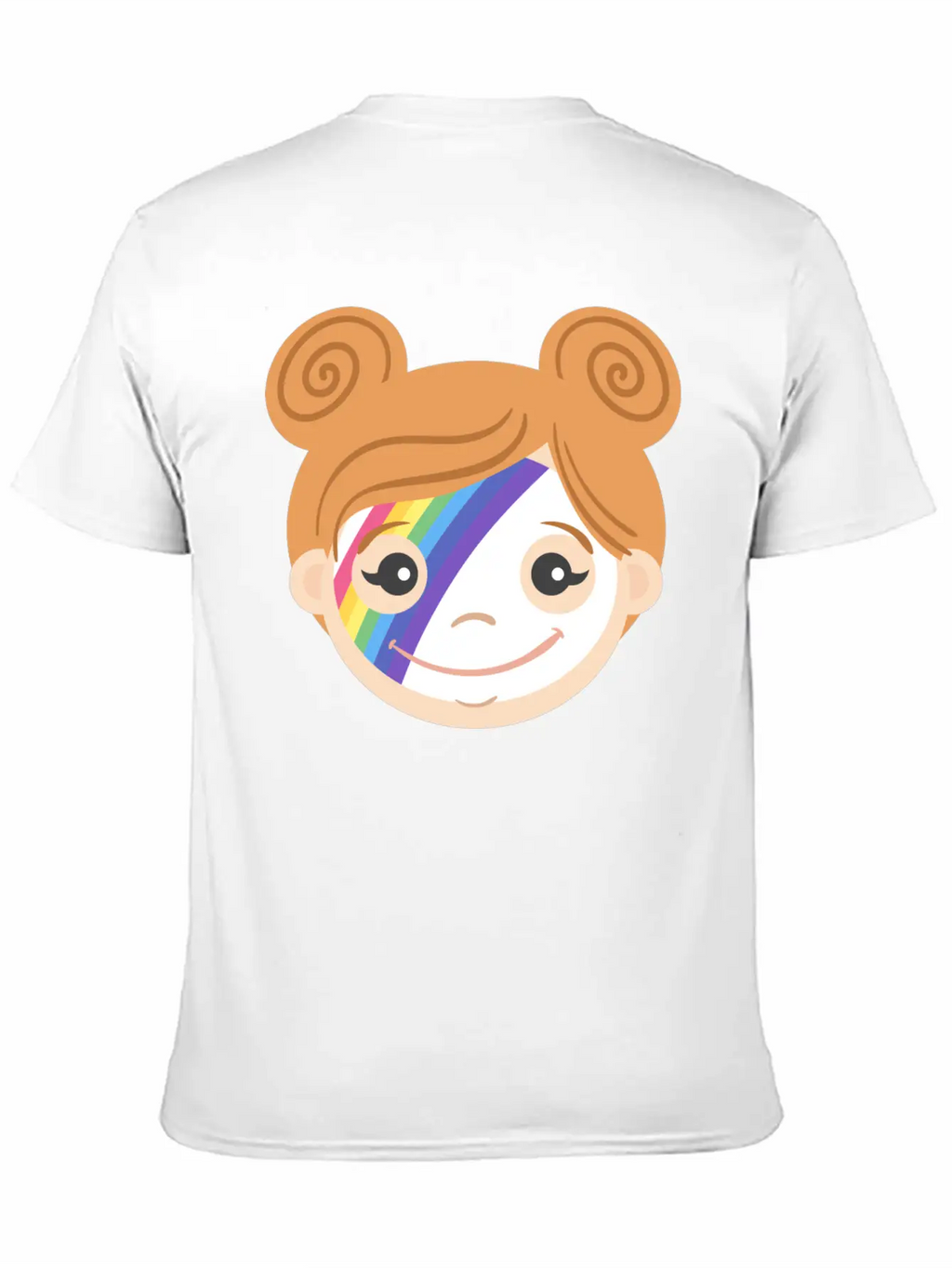 Rainbow Makeup Basic Graphic T-Shirt – Daily Comfort In Soft Cotton