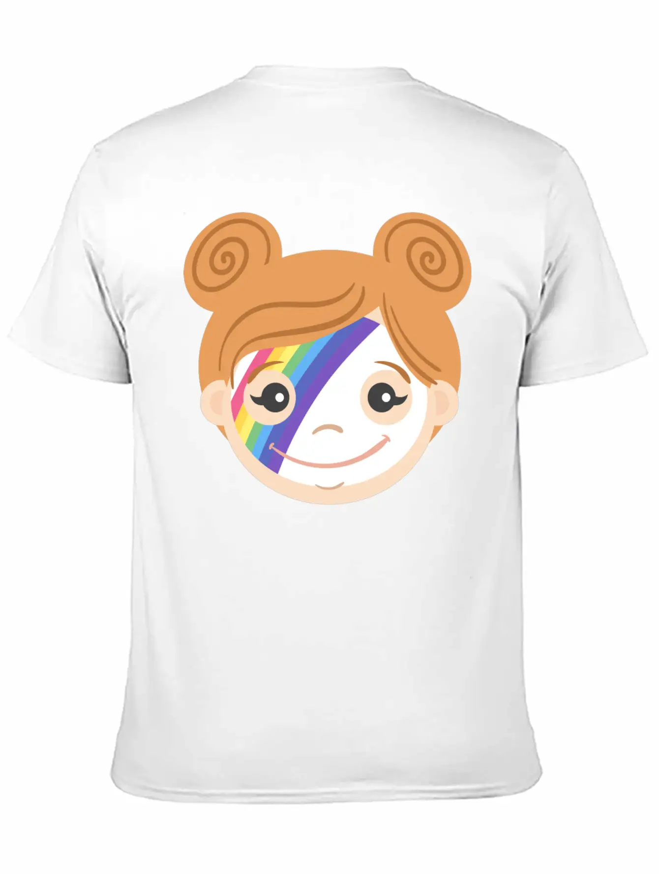 Rainbow Makeup Basic Graphic T-Shirt – Daily Comfort In Soft Cotton