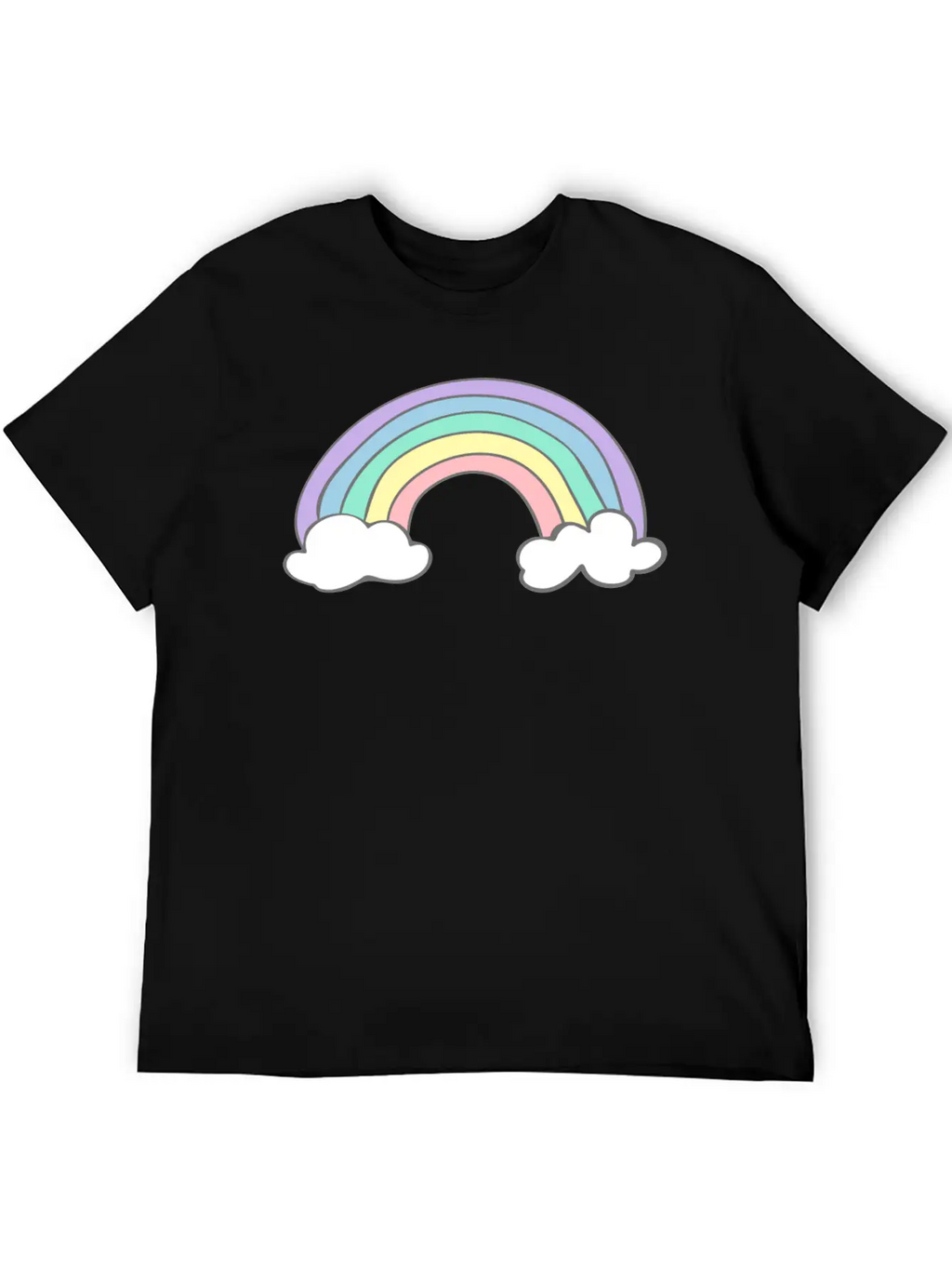 Rainbow Stylish Everyday T-Shirt – Unisex Basic Cotton Tee