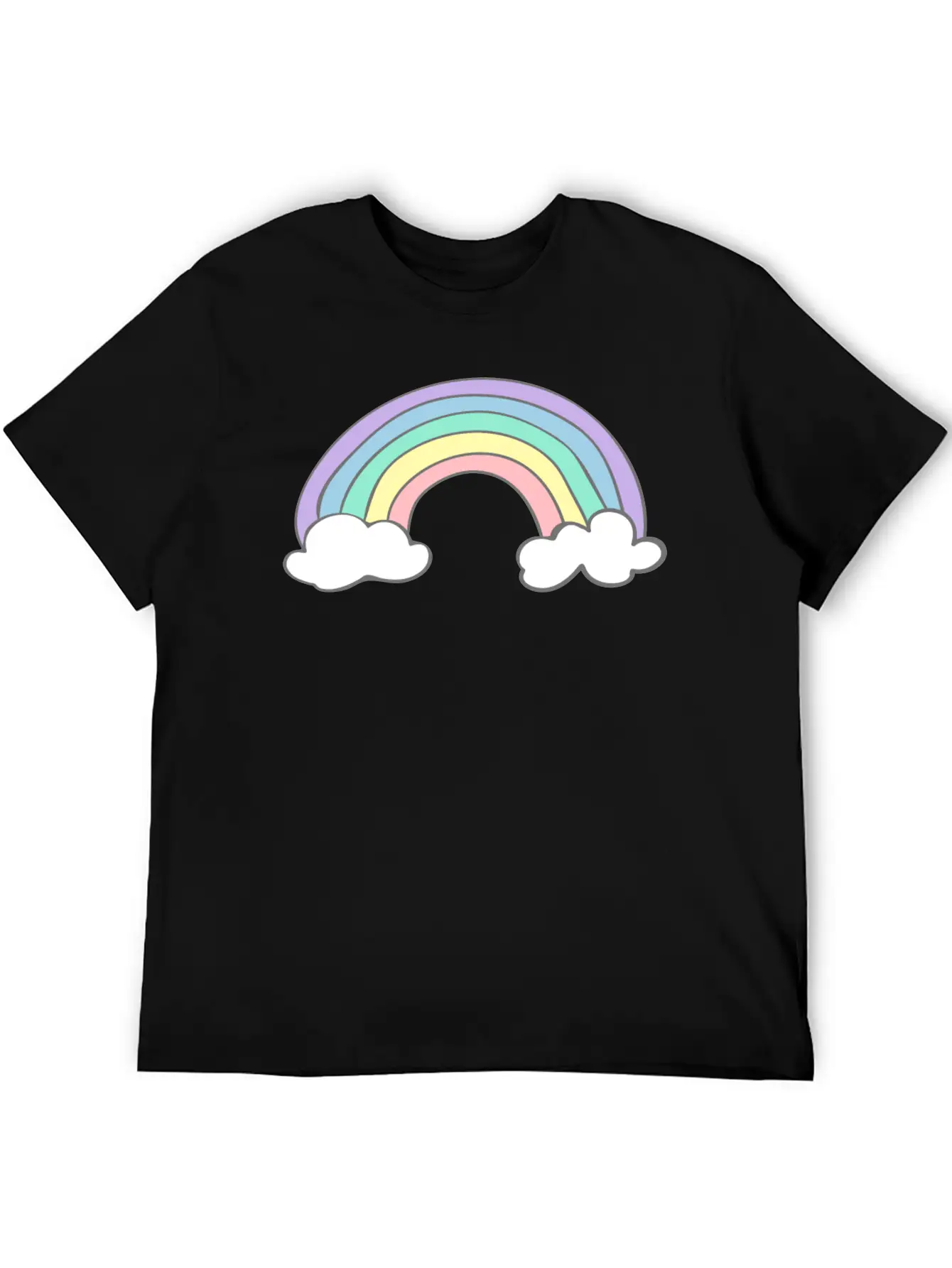 Rainbow Stylish Everyday T-Shirt – Unisex Basic Cotton Tee