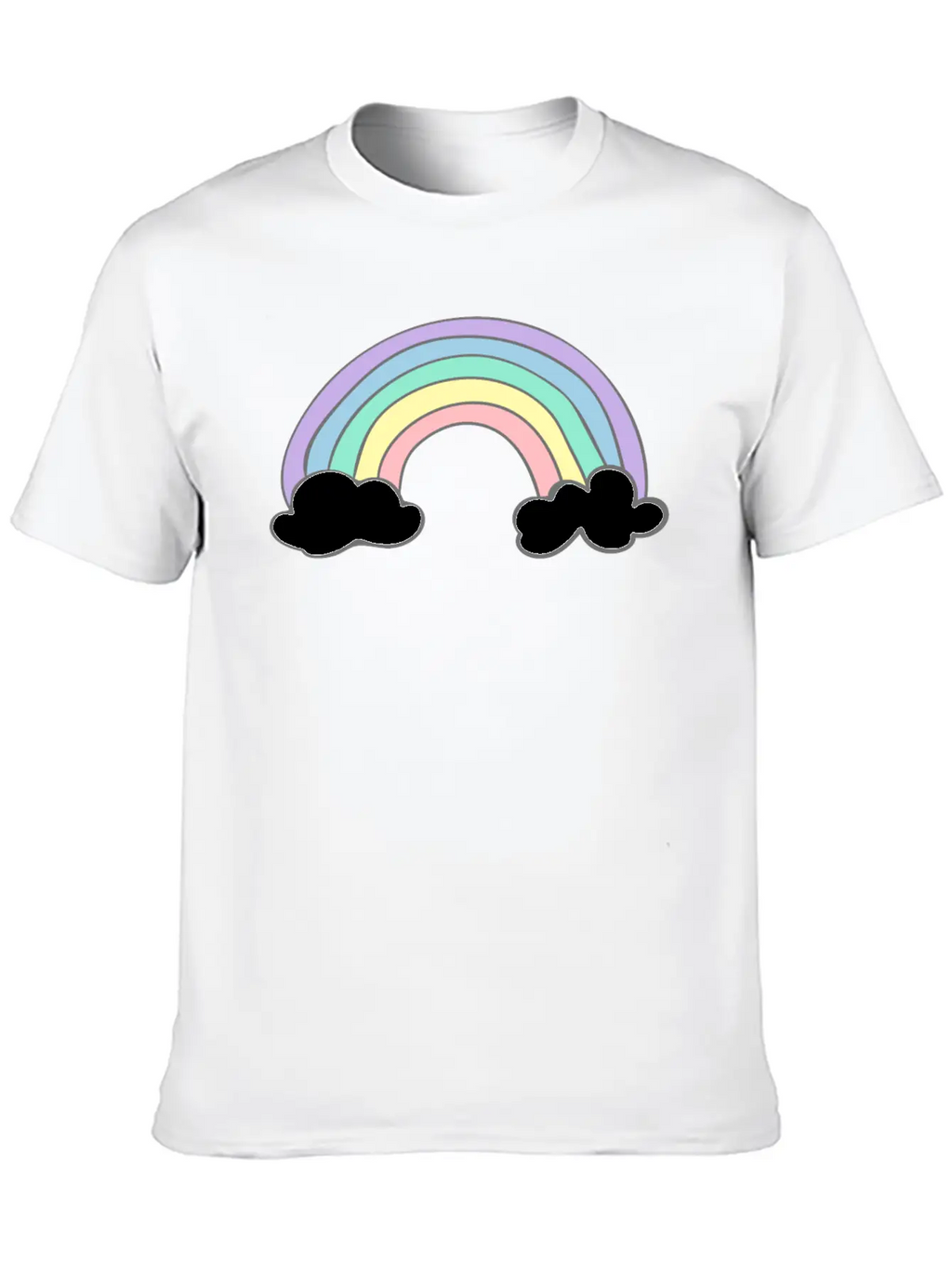 Rainbow Stylish Everyday T-Shirt – Unisex Basic Cotton Tee
