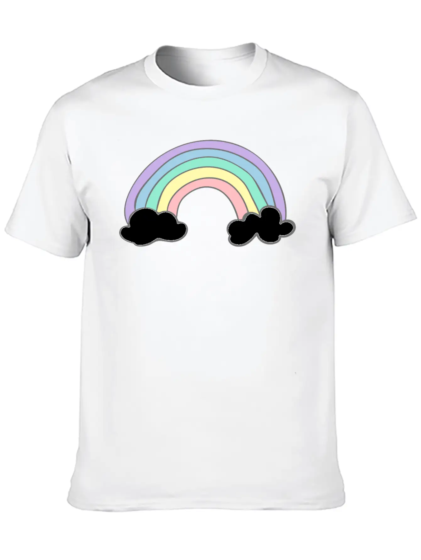 Rainbow Stylish Everyday T-Shirt – Unisex Basic Cotton Tee