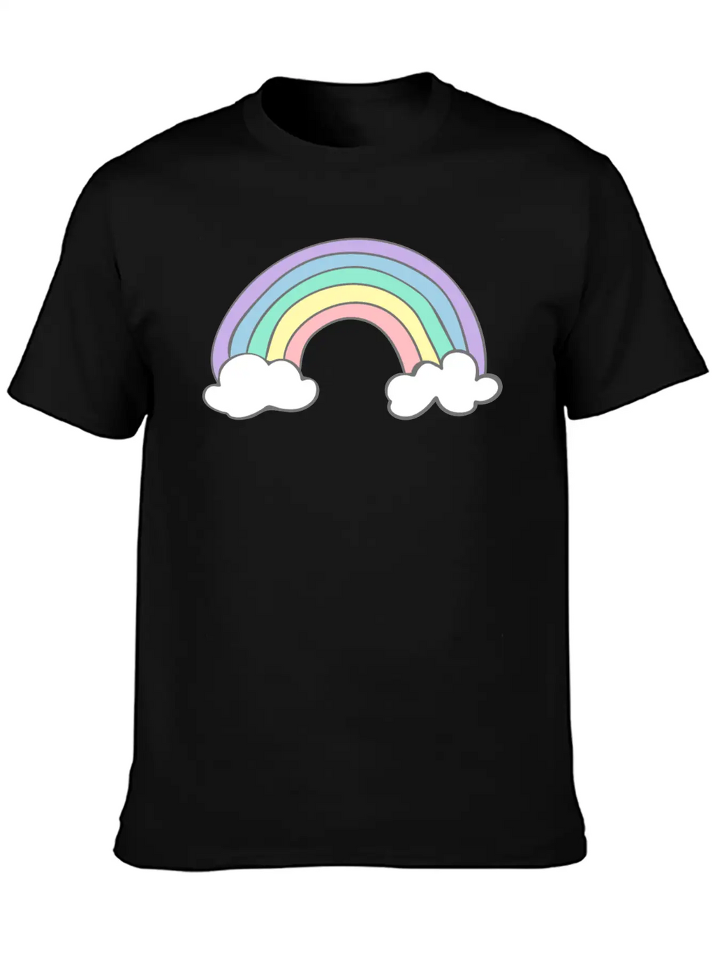 Rainbow Stylish Everyday T-Shirt – Unisex Basic Cotton Tee