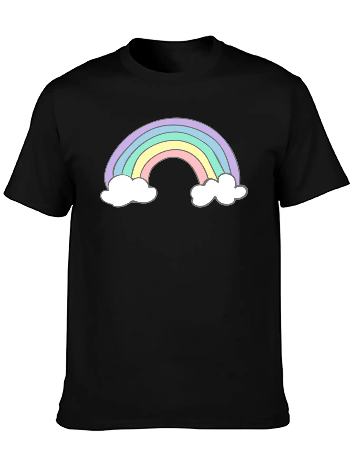 Rainbow Stylish Everyday T-Shirt – Unisex Basic Cotton Tee