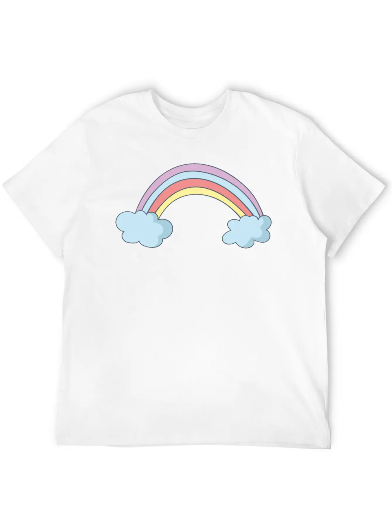 Rainbow Timeless Short Sleeve Tee – Comfy And Minimalist Design