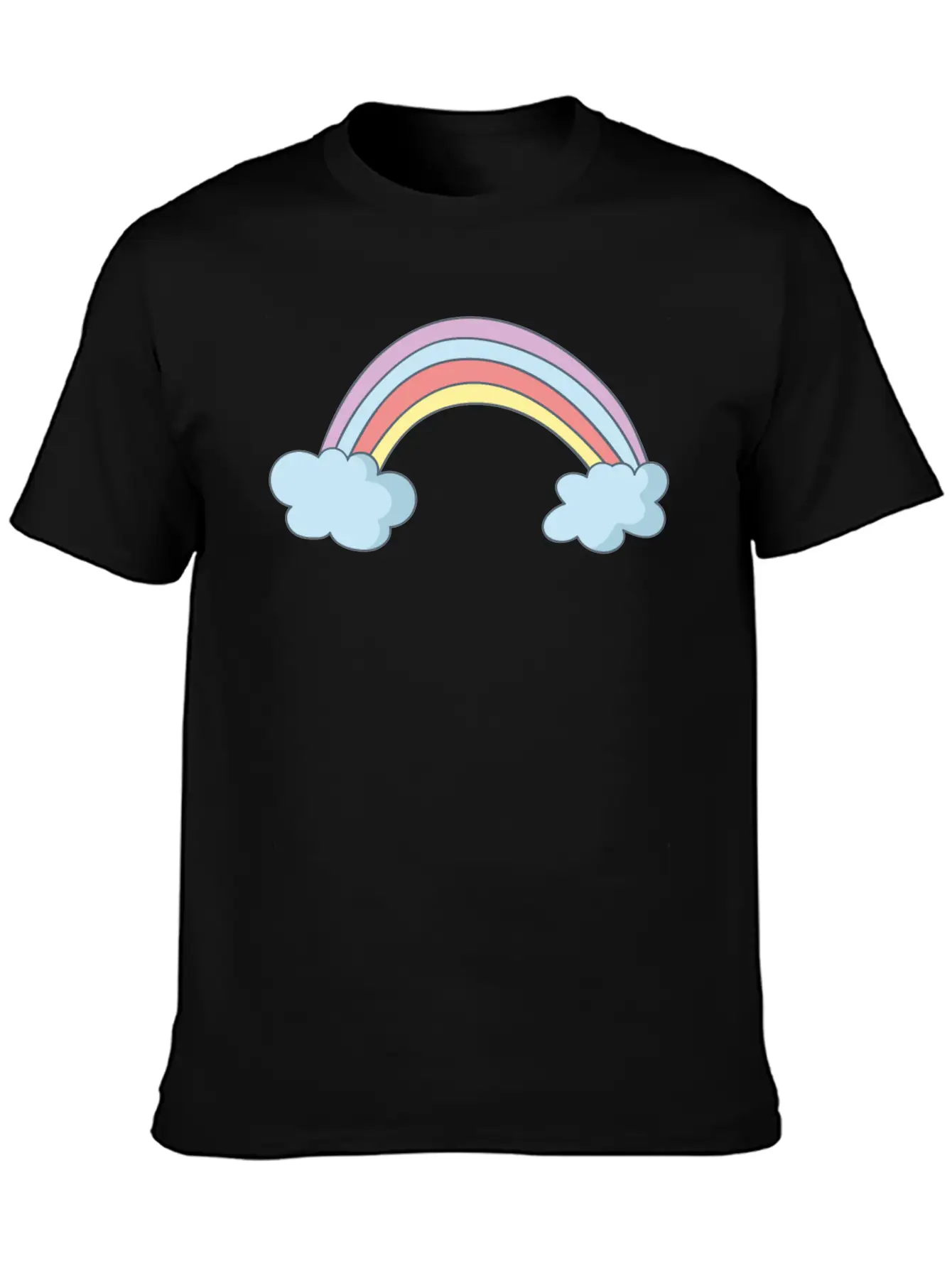 Rainbow Timeless Short Sleeve Tee – Comfy And Minimalist Design