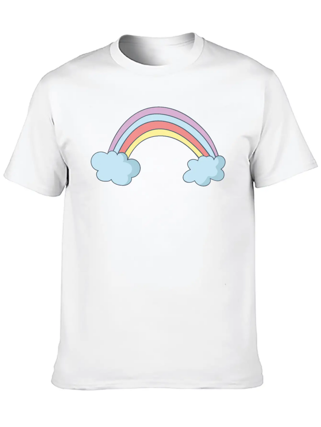 Rainbow Timeless Short Sleeve Tee – Comfy And Minimalist Design