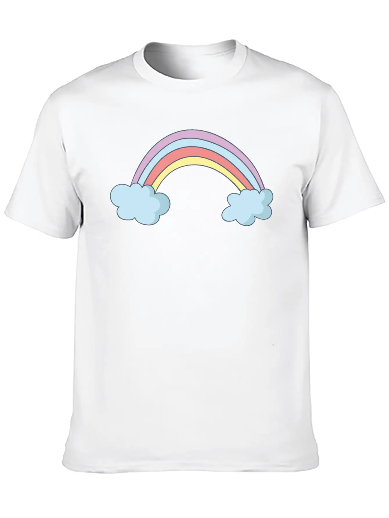 Rainbow Timeless Short Sleeve Tee – Comfy And Minimalist Design
