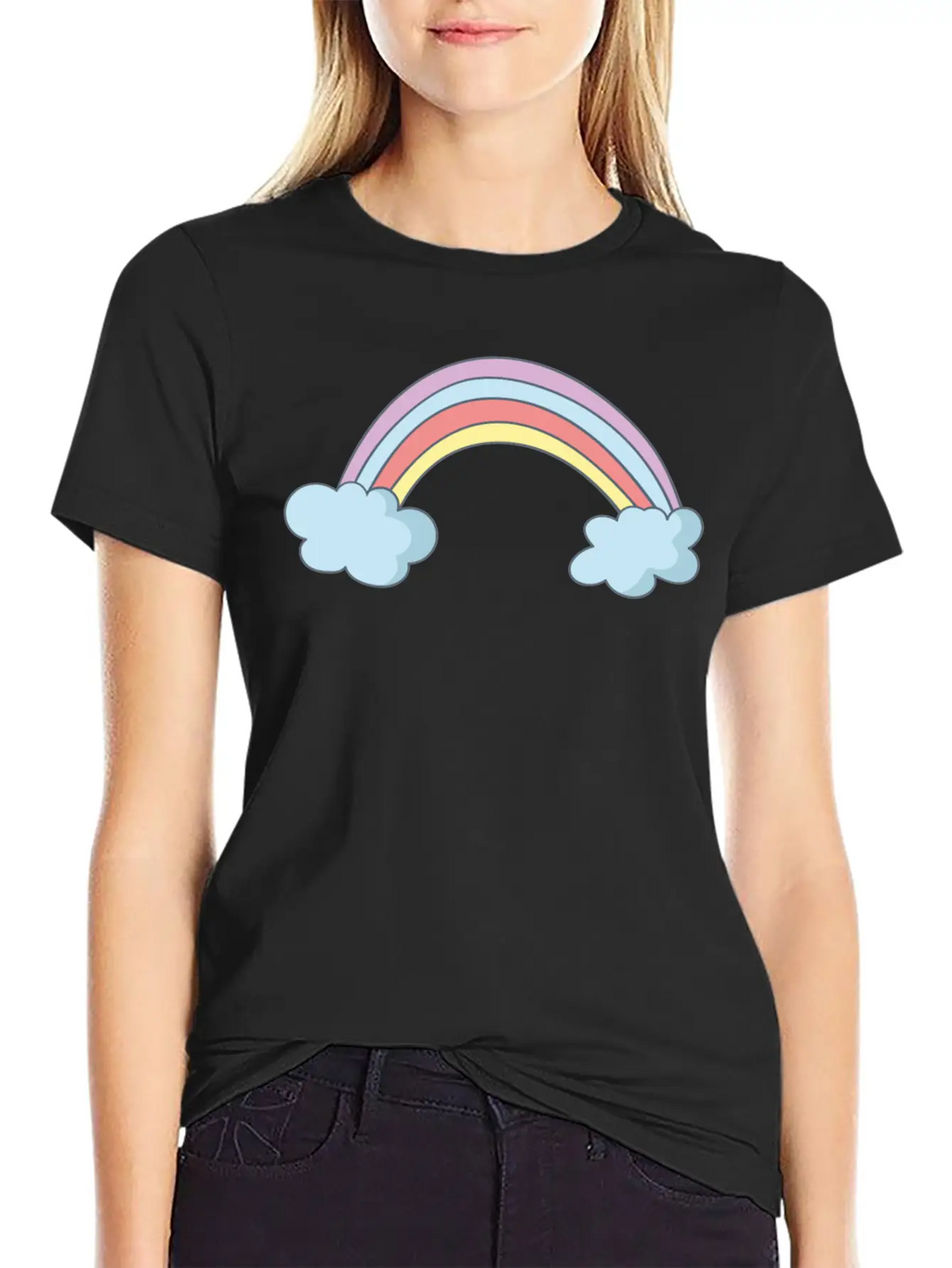 Rainbow Timeless Short Sleeve Tee – Comfy And Minimalist Design